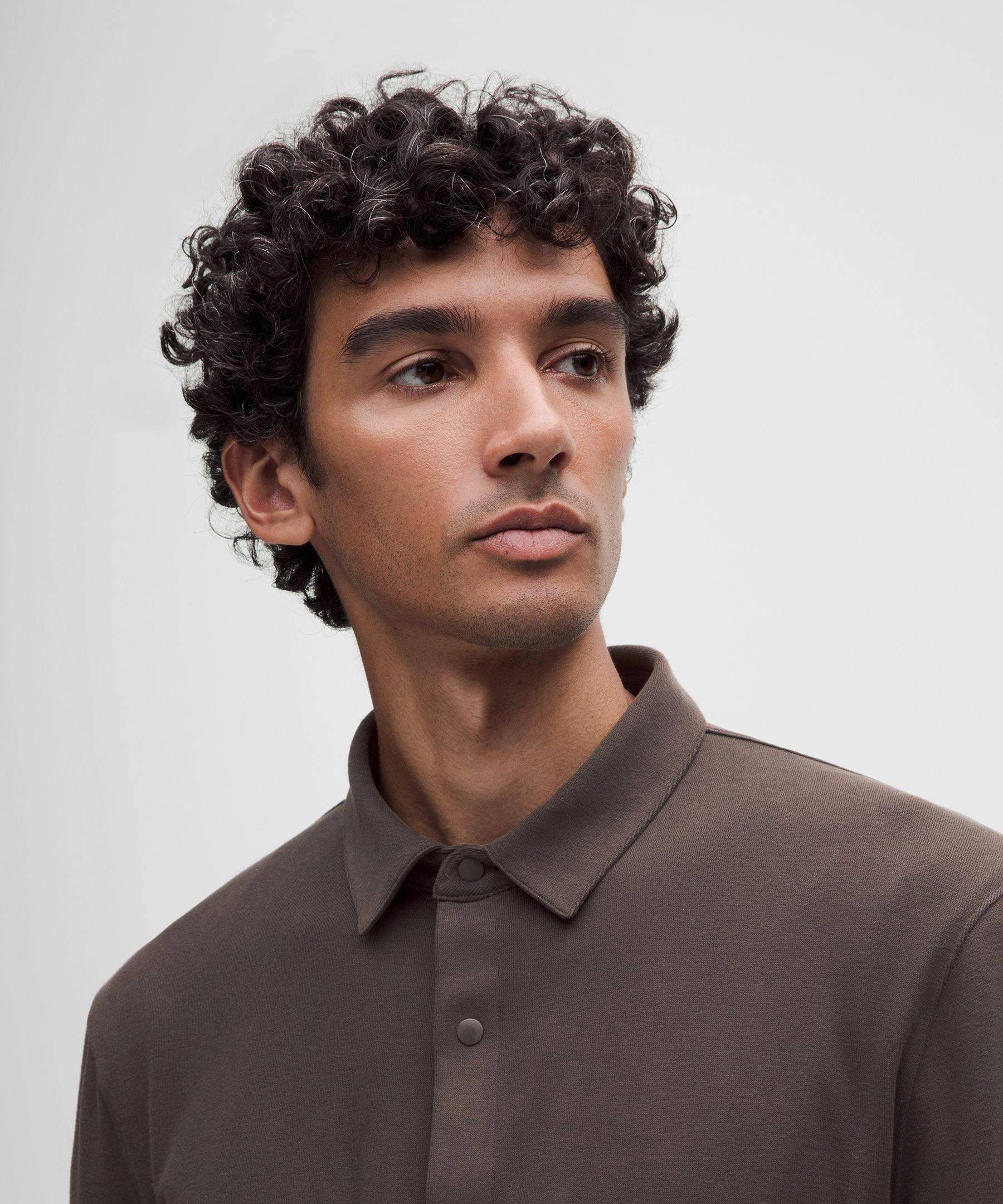 Soft Knit Overshirt - Brown