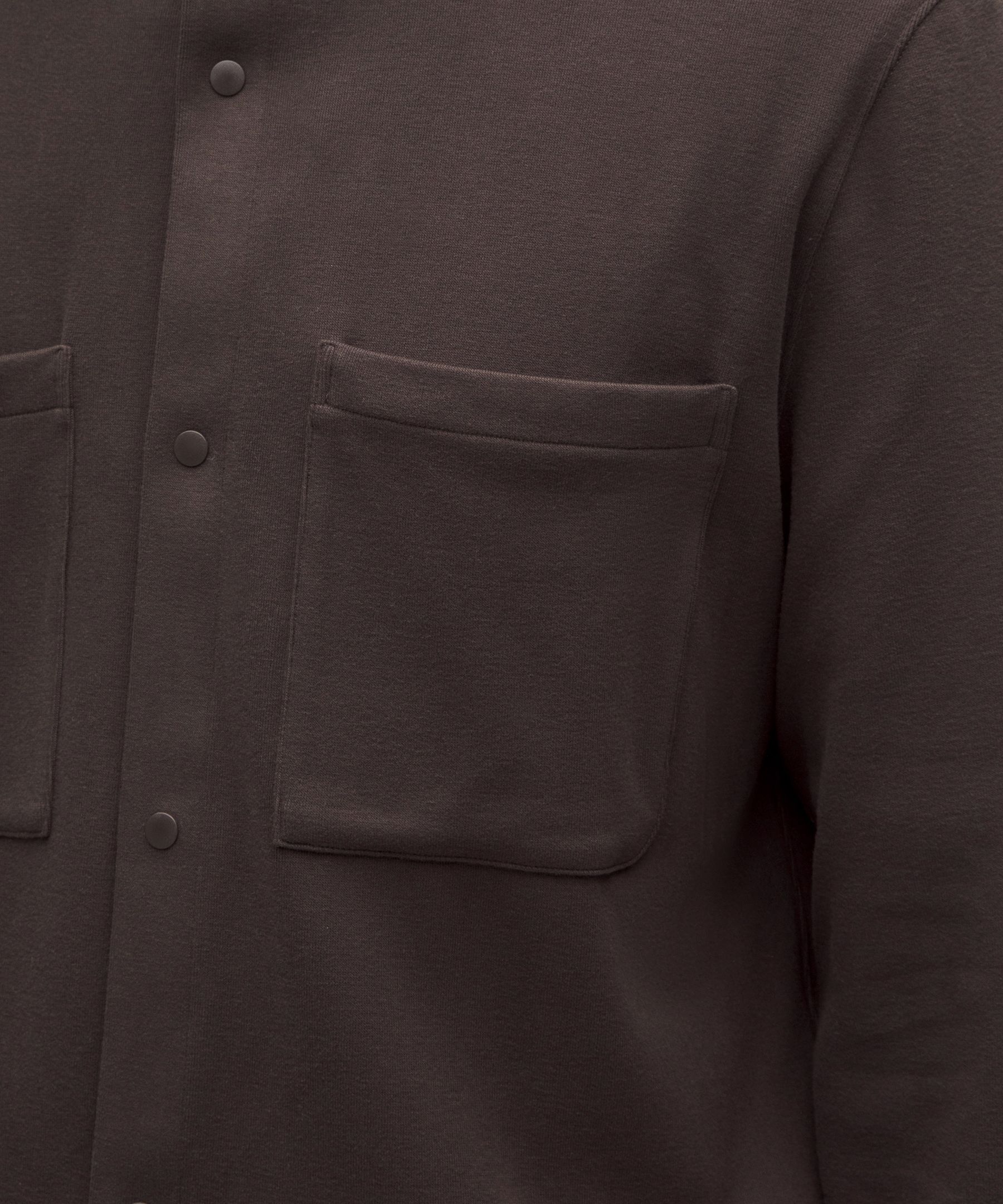 Soft Knit Overshirt - Brown
