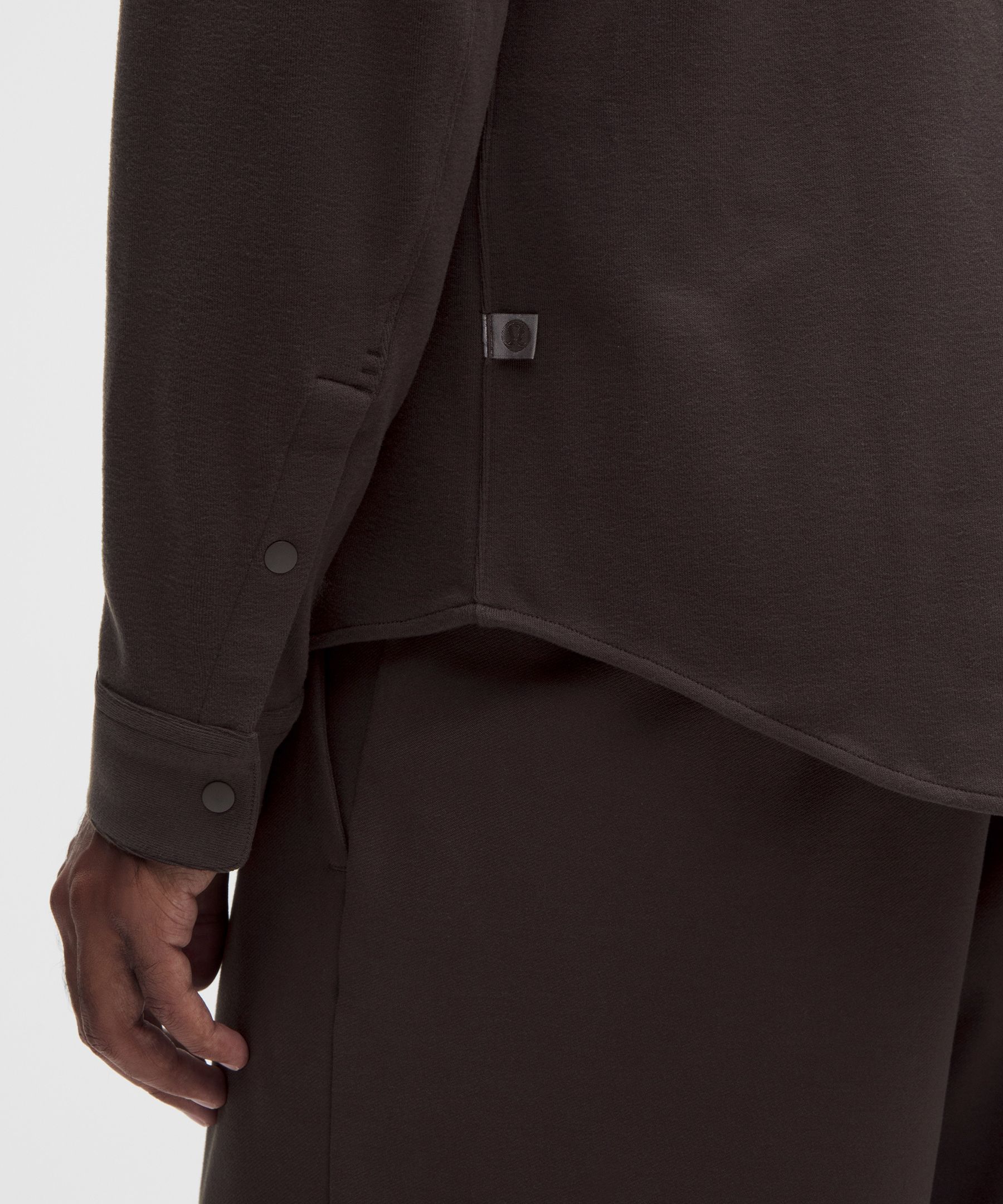 Soft Knit Overshirt - Brown
