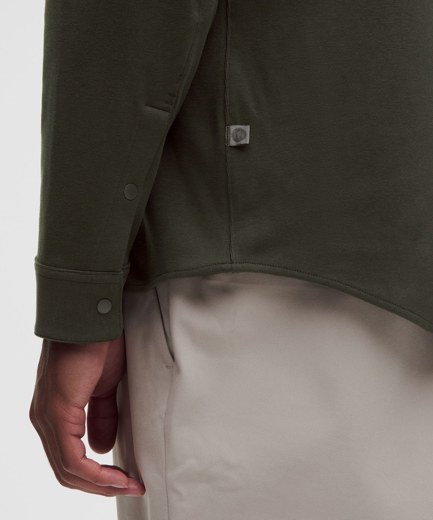Soft Knit Overshirt - Green