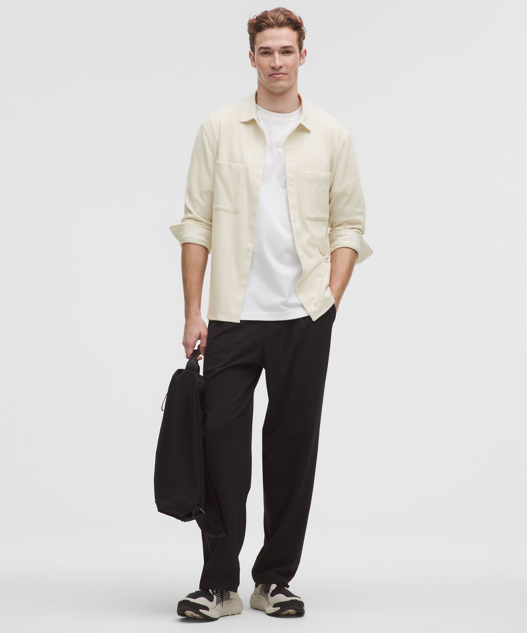Lululemon Relaxed-fit Long-sleeve Button-up In White