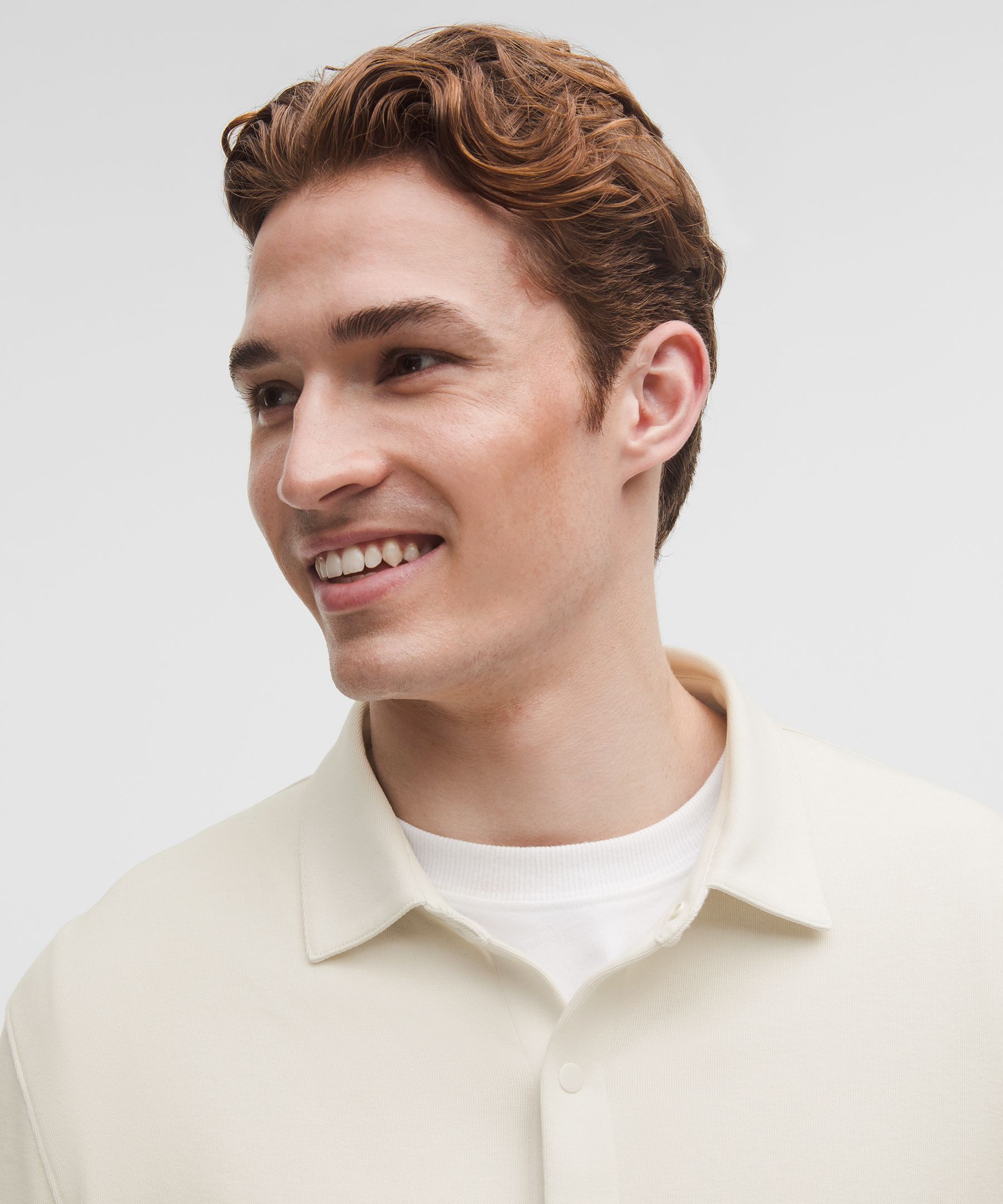 Lululemon Relaxed-fit Long-sleeve Button-up In White