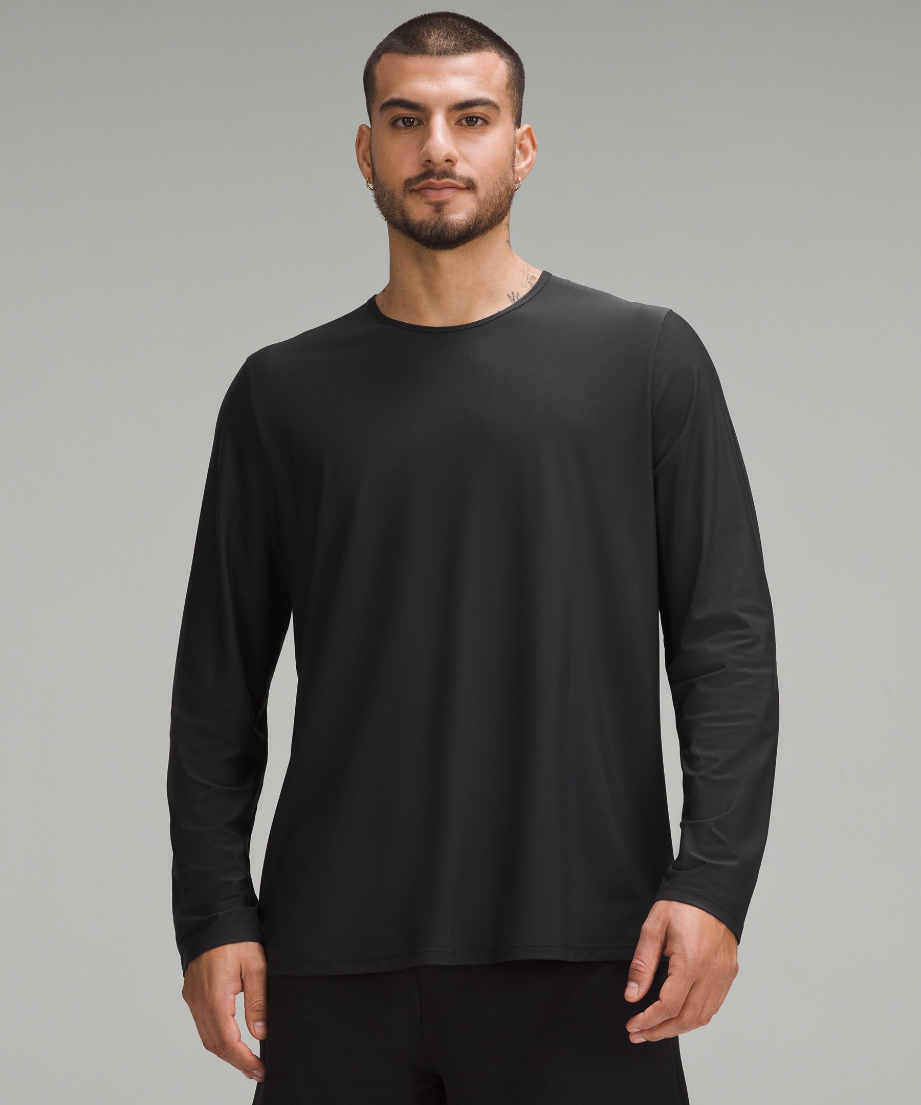 Lululemon Ultra Soft Nulu Long-sleeve Shirt In Black