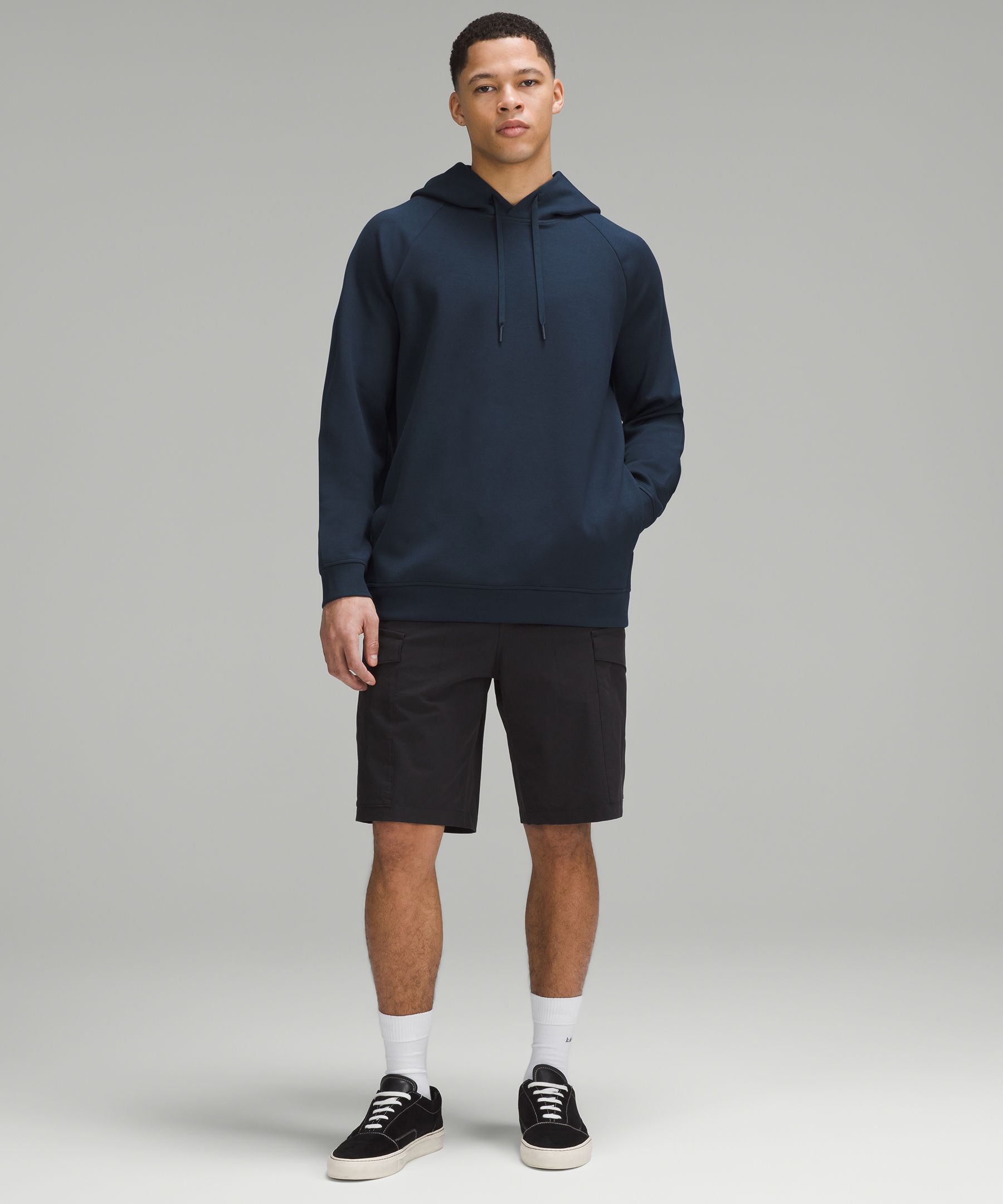 Shop Lululemon Smooth Spacer Classic-fit Pullover Hoodie