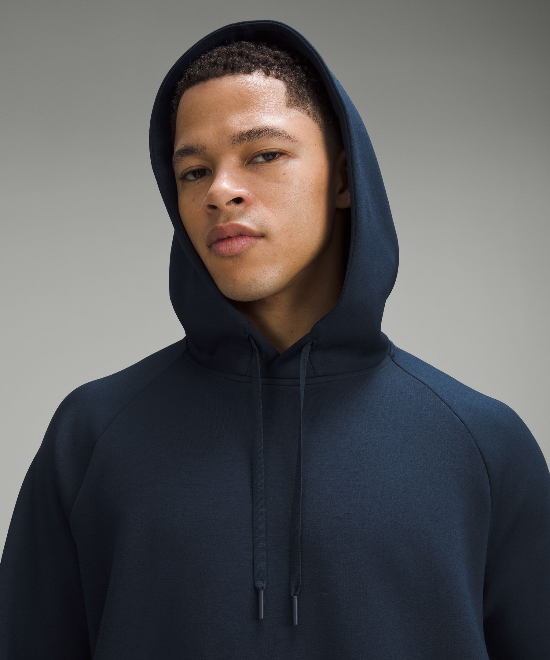 Shop Lululemon Smooth Spacer Classic-fit Pullover Hoodie