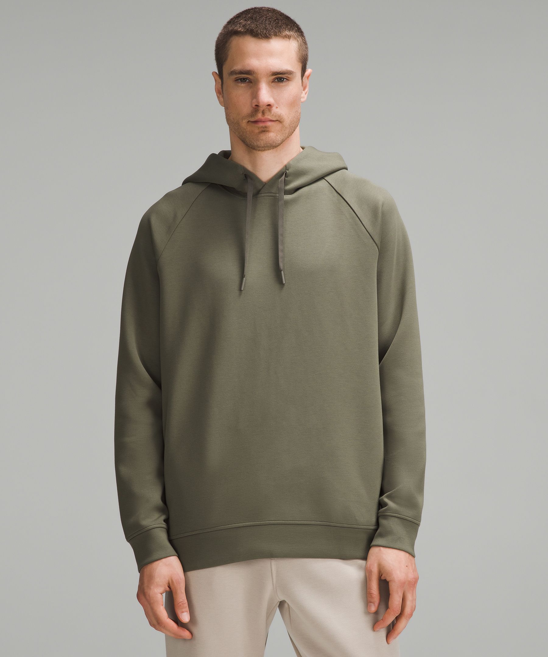 Shop Lululemon Smooth Spacer Classic-fit Pullover Hoodie