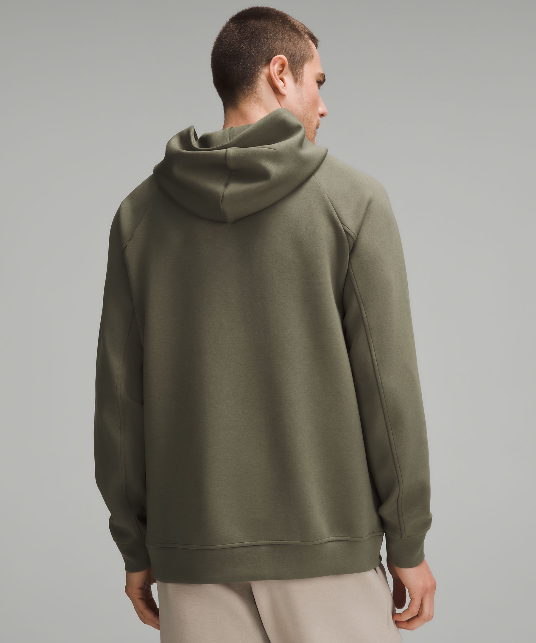 Shop Lululemon Smooth Spacer Classic-fit Pullover Hoodie
