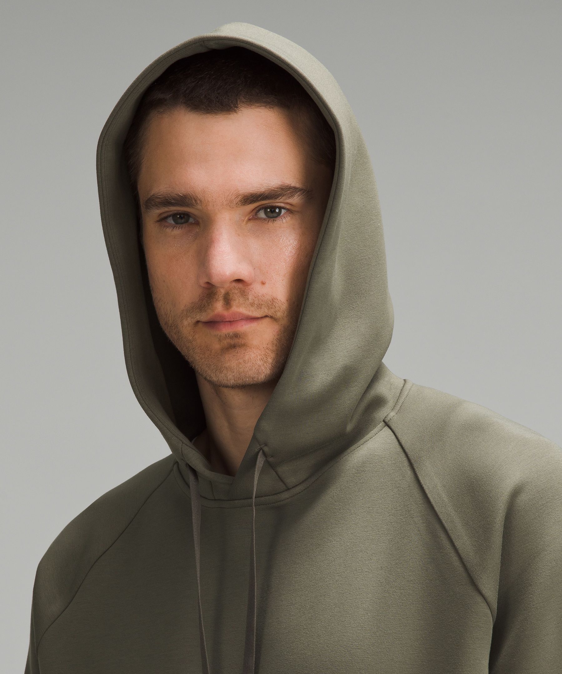 Shop Lululemon Smooth Spacer Classic-fit Pullover Hoodie