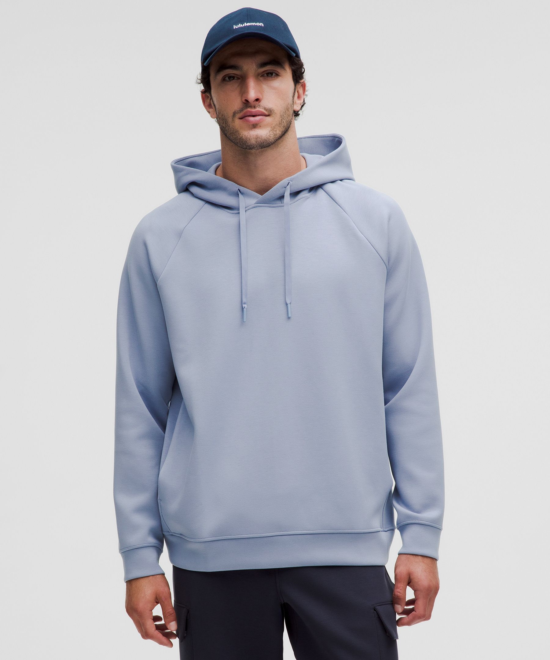 Smooth Spacer Classic-Fit Pullover Hoodie - Blue