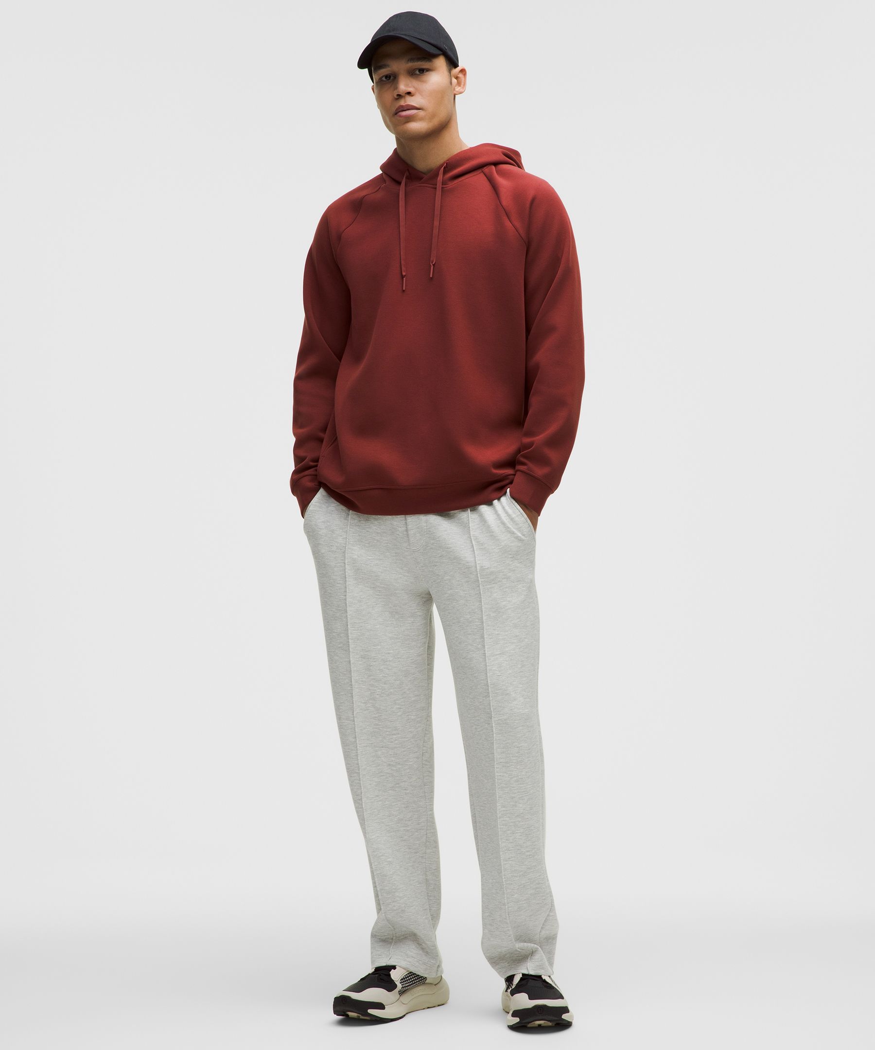 Lululemon Smooth Spacer Classic-fit Pullover Hoodie In Red