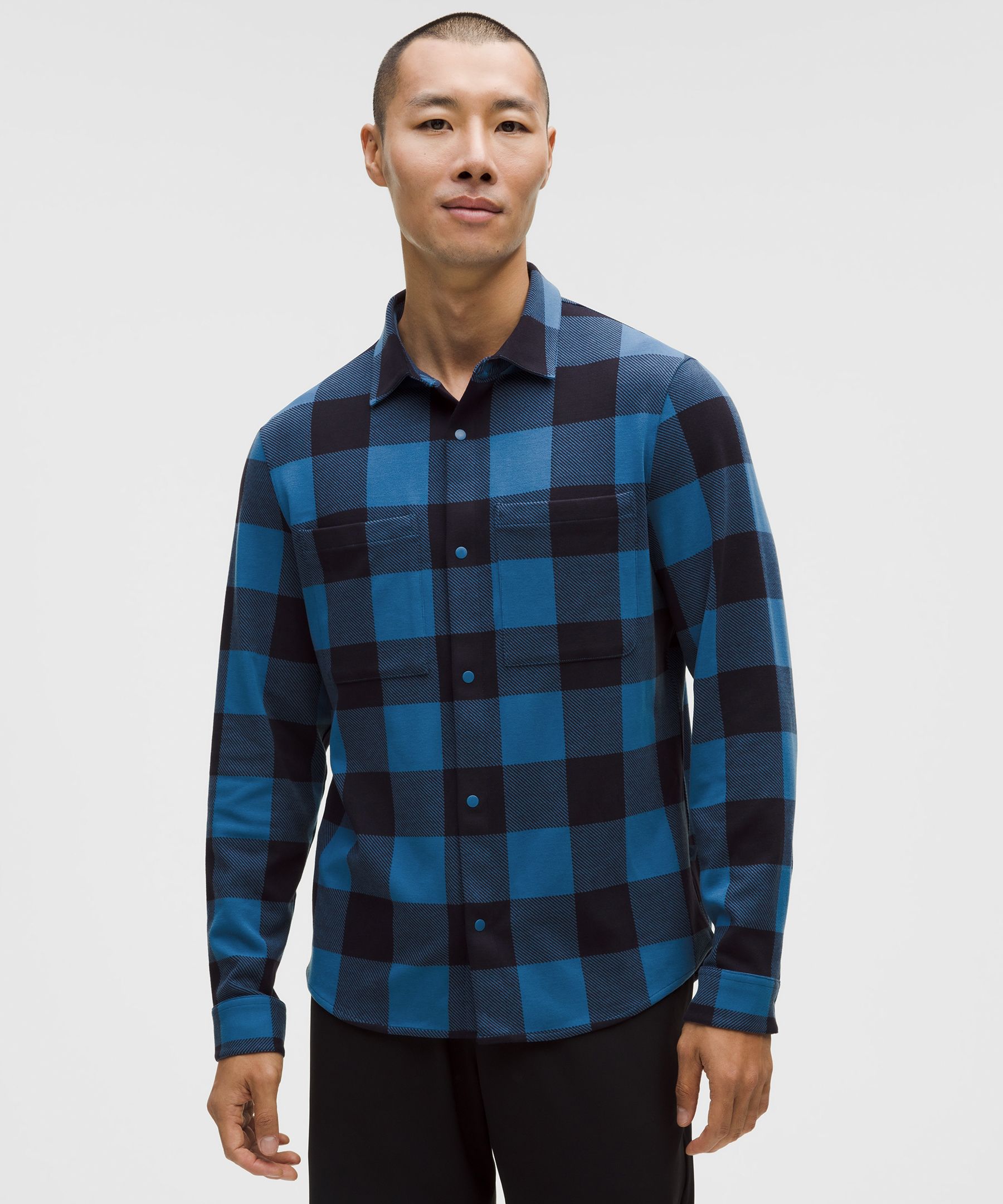 Lululemon Soft Knit Overshirt In Blue