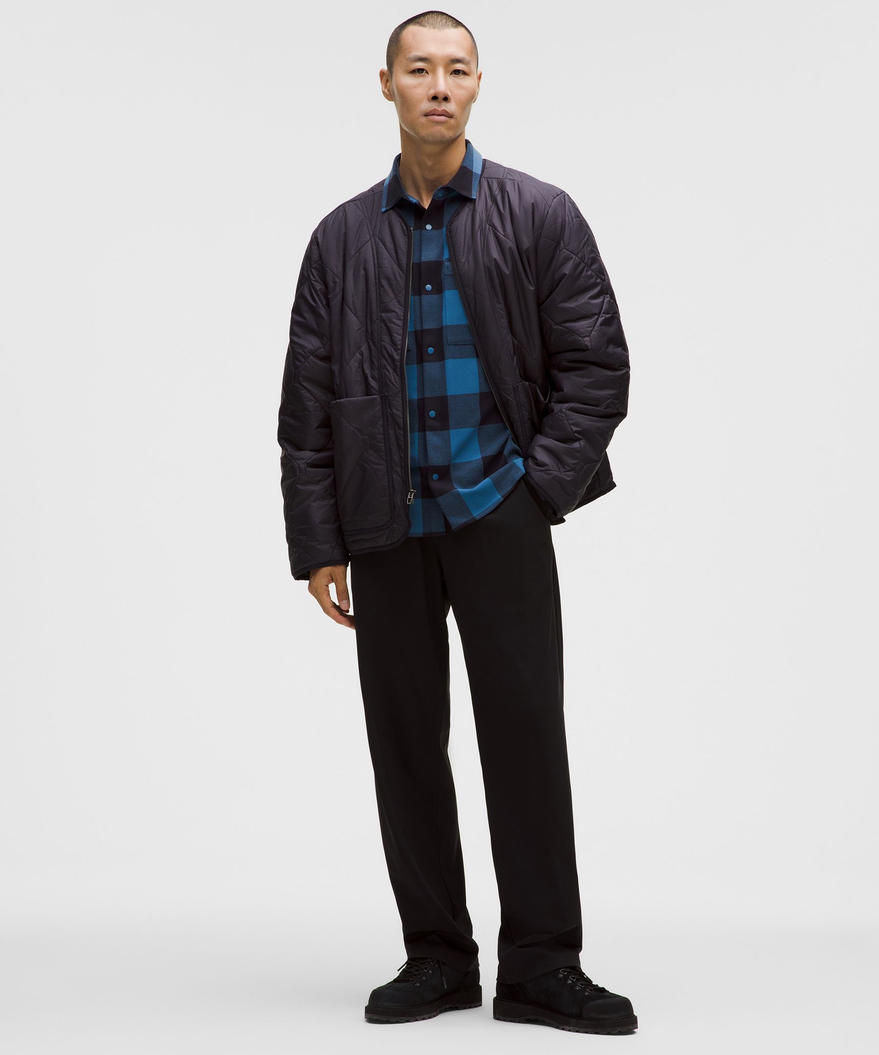 Lululemon Soft Knit Overshirt In Blue