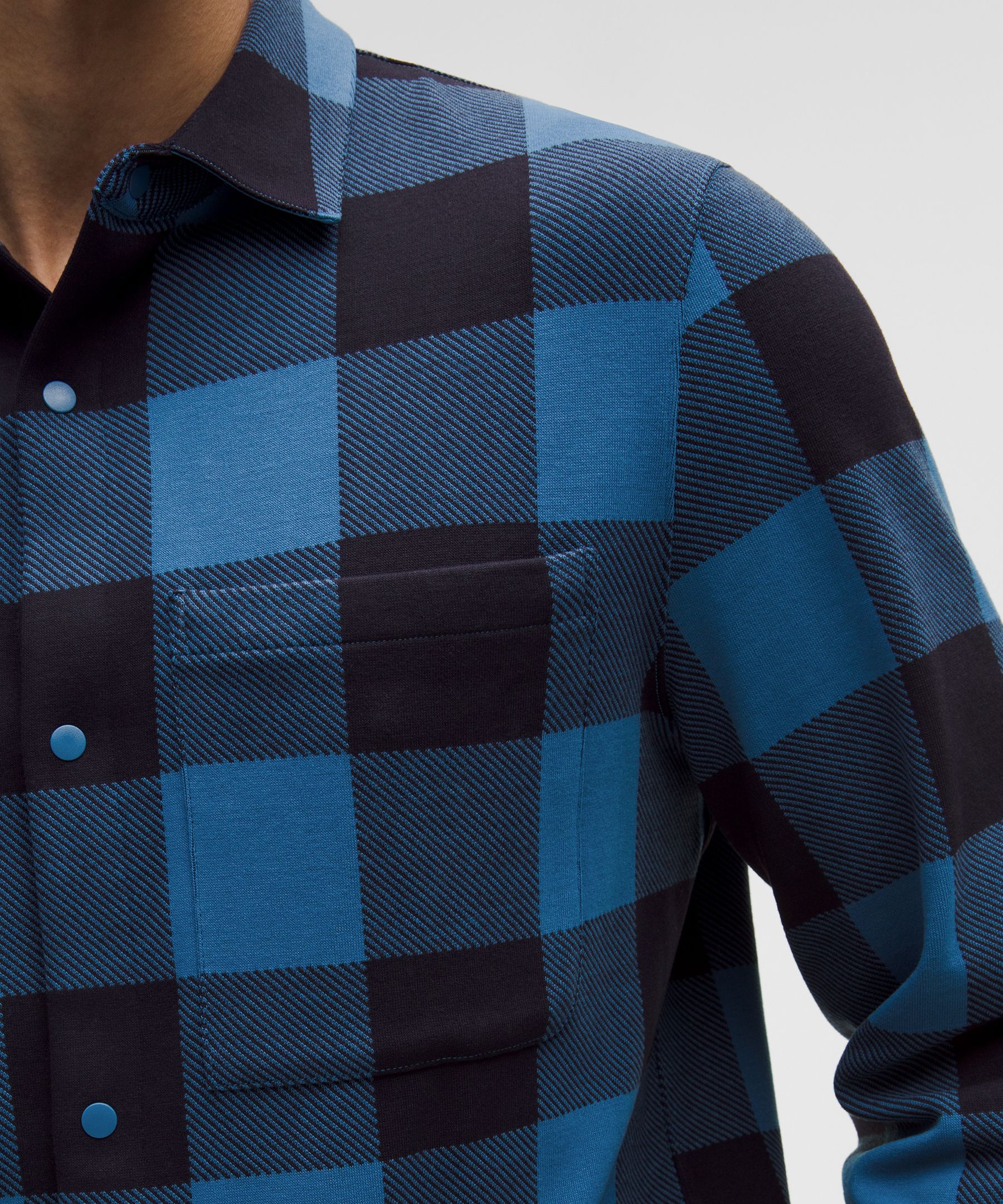 Lululemon Soft Knit Overshirt In Blue