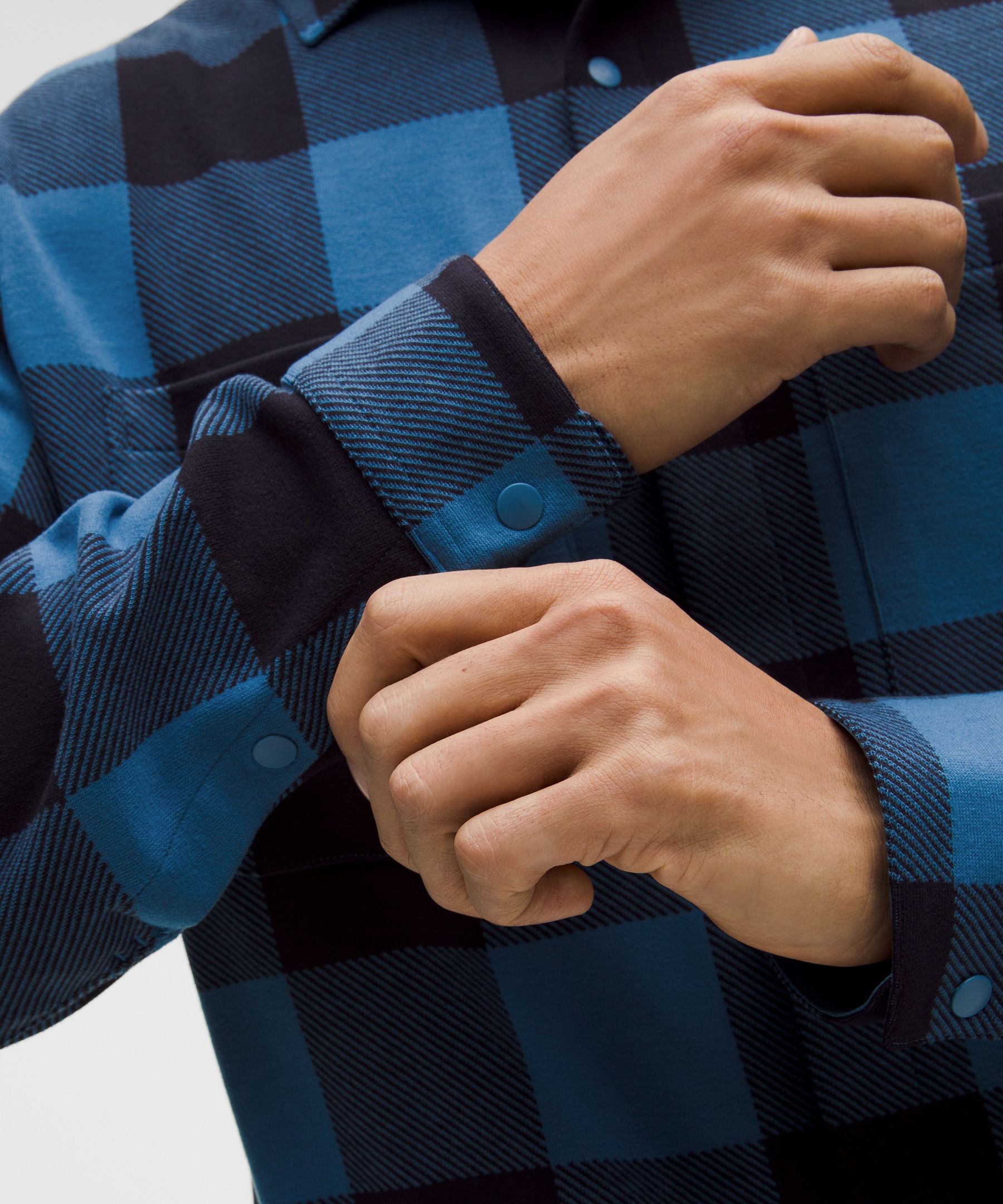 Lululemon Soft Knit Overshirt In Blue