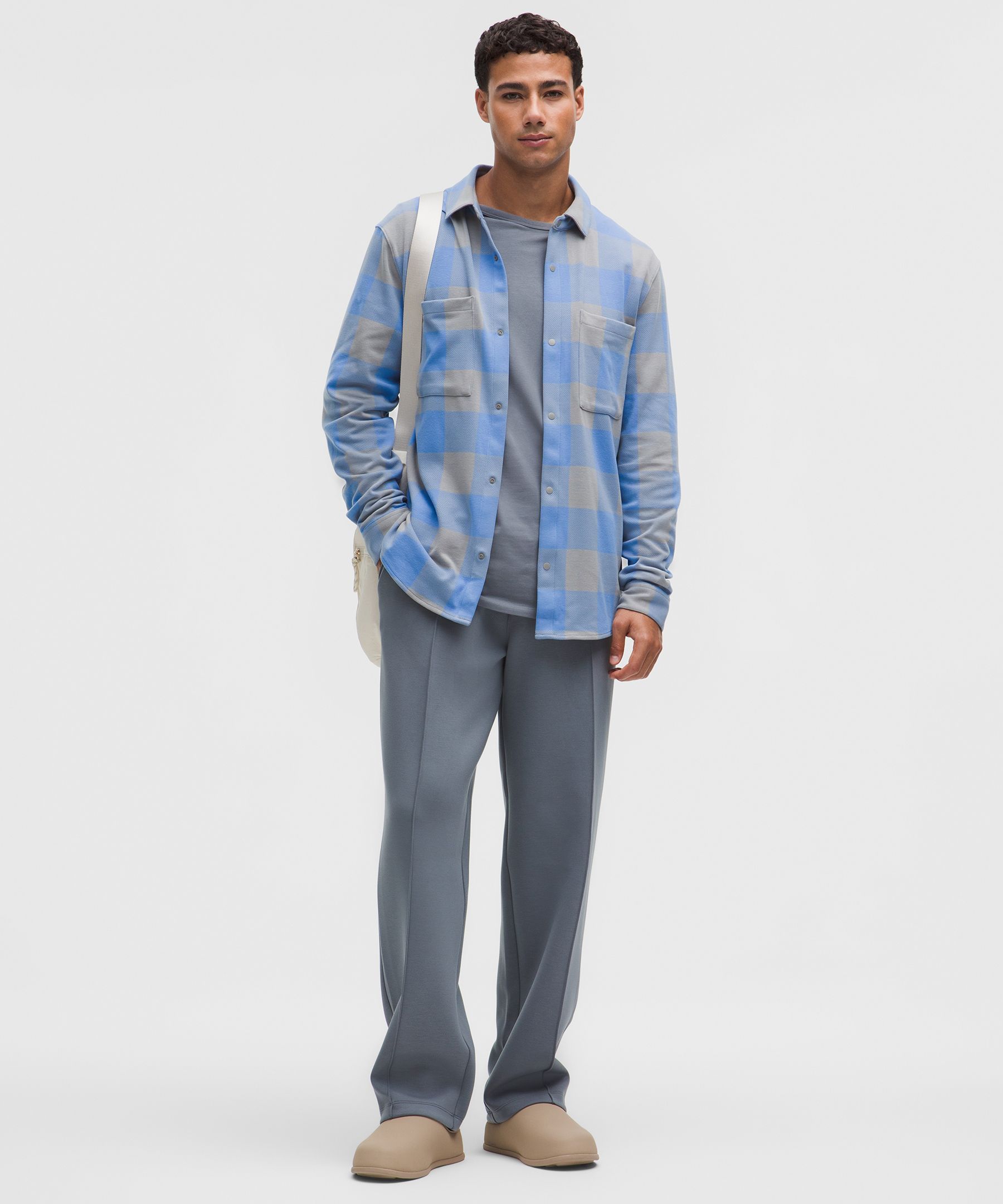 Lululemon Soft Knit Overshirt In Blue