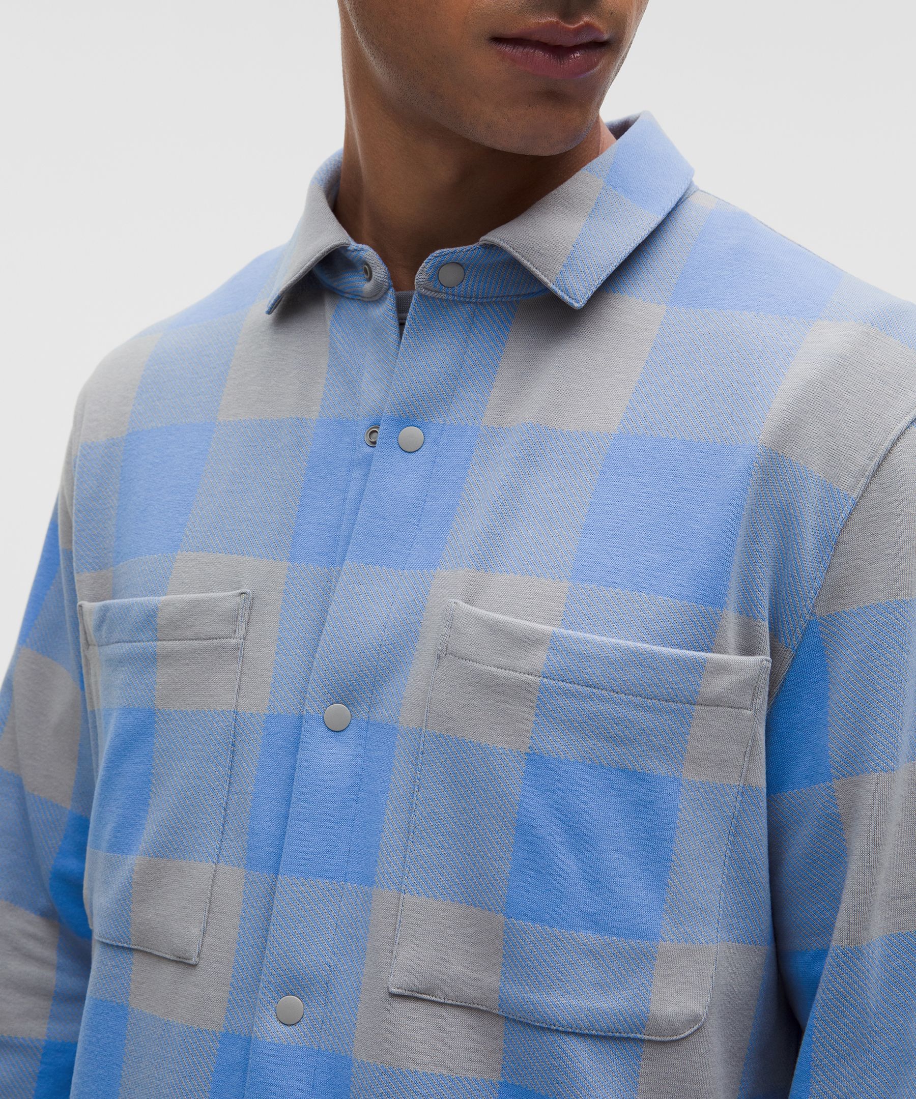 Lululemon Soft Knit Overshirt In Blue