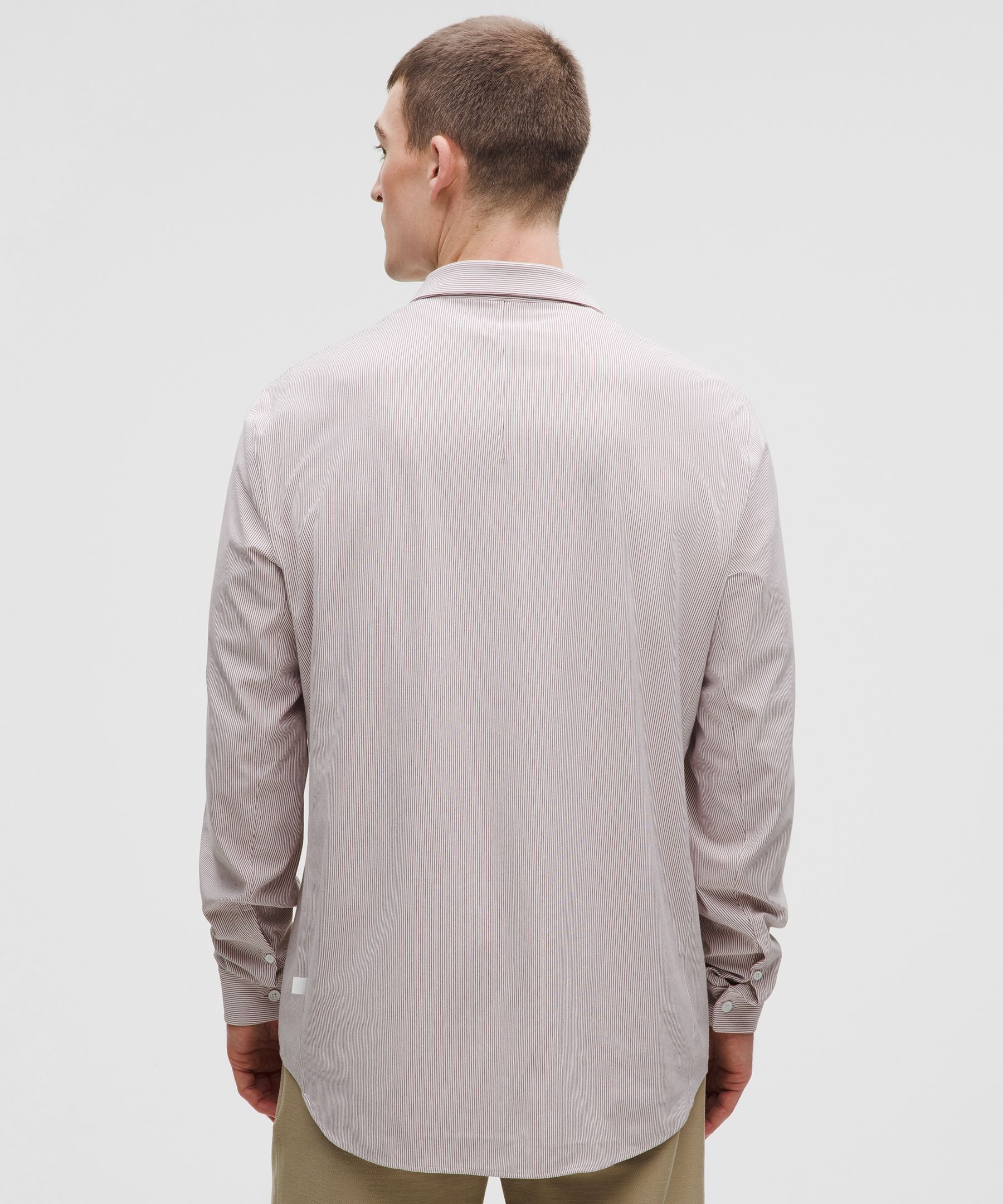 Lululemon Commission Long-sleeve Shirt In Brown