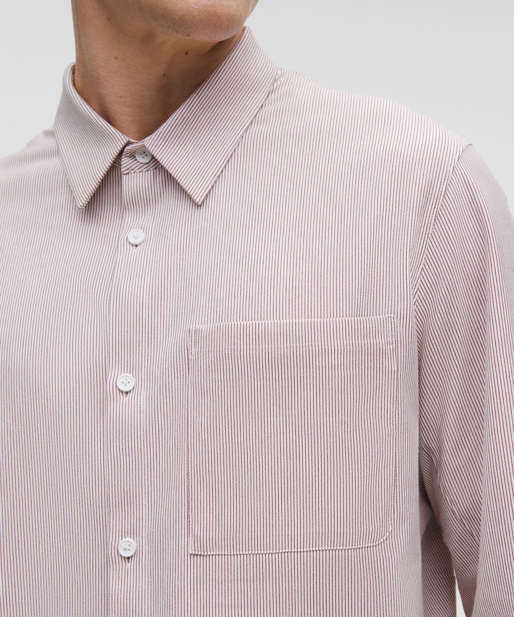 Lululemon Commission Long-sleeve Shirt In Brown