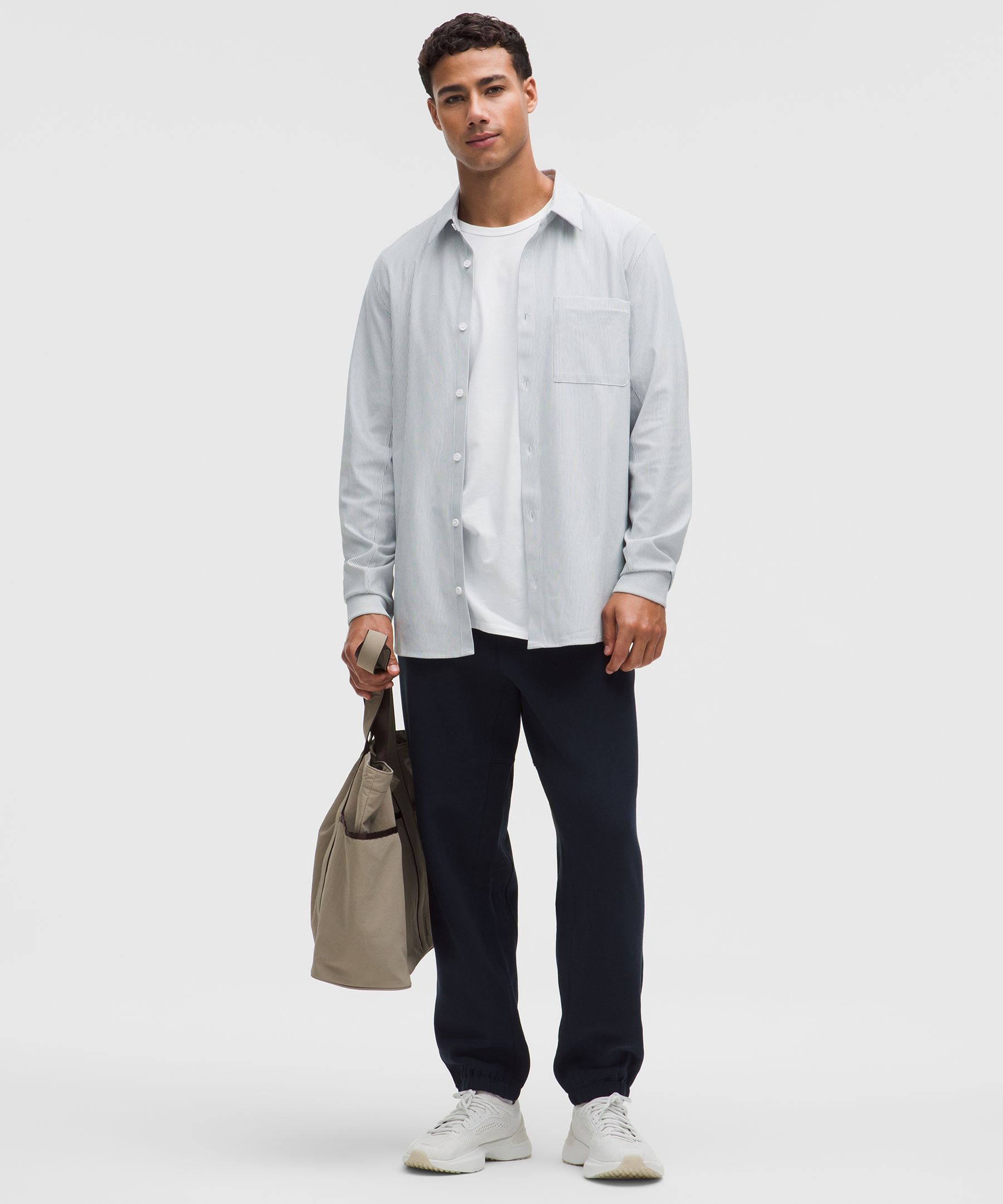 Lululemon Commission Long-sleeve Shirt In Blue