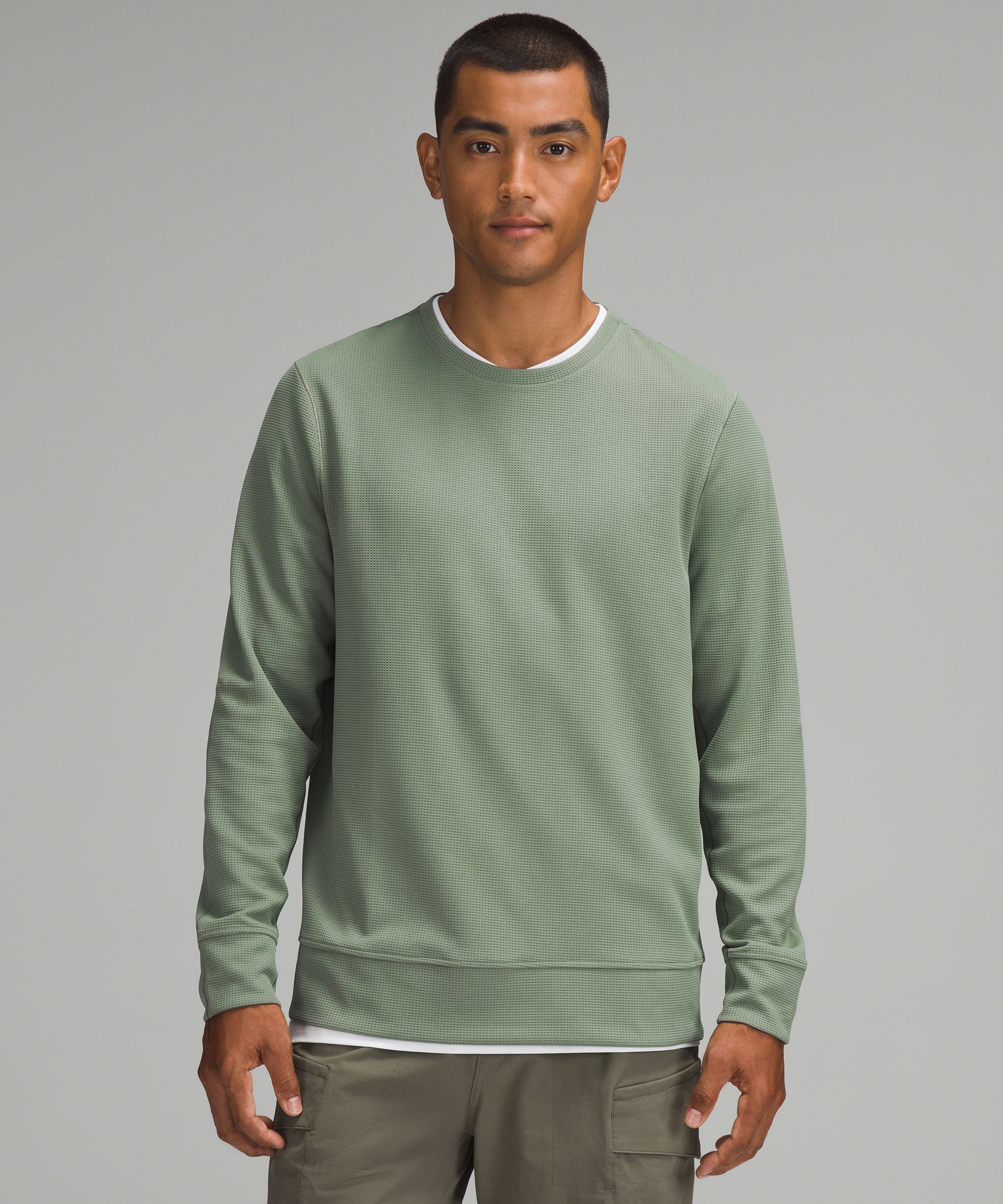 Shift Stitch Classic-Fit Long-Sleeve Shirt - Green