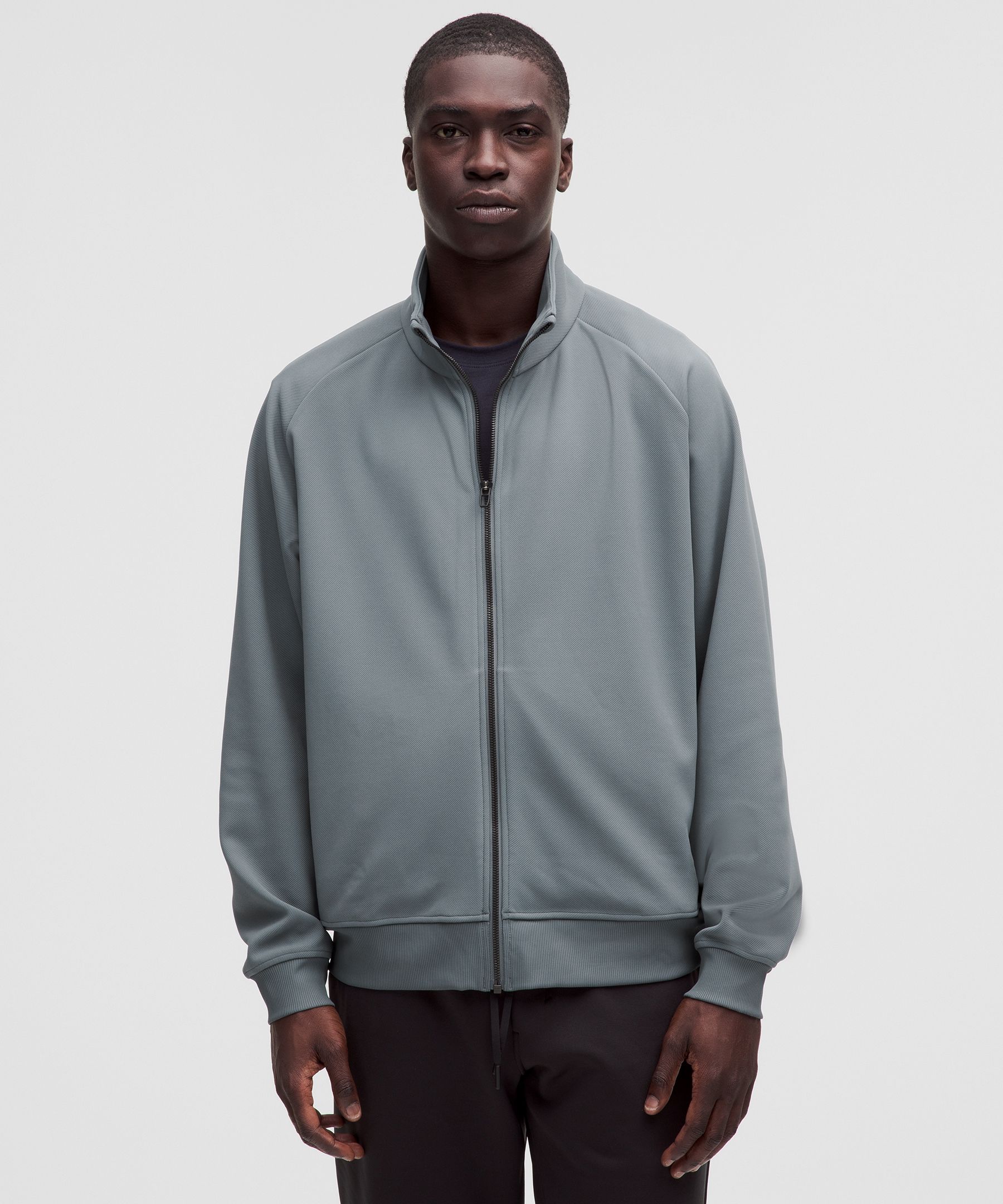 Relaxed-Fit Smooth Twill Track Jacket