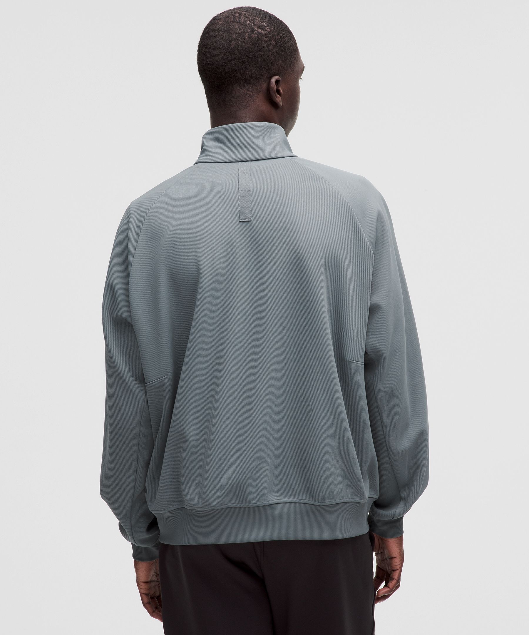 Relaxed-Fit Smooth Twill Track Jacket - thumbnail 3