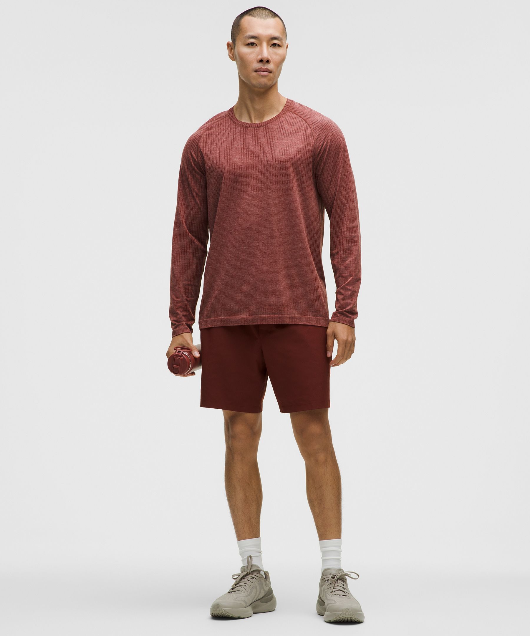 Lululemon Metal Vent Tech Long-sleeve Shirt In Red
