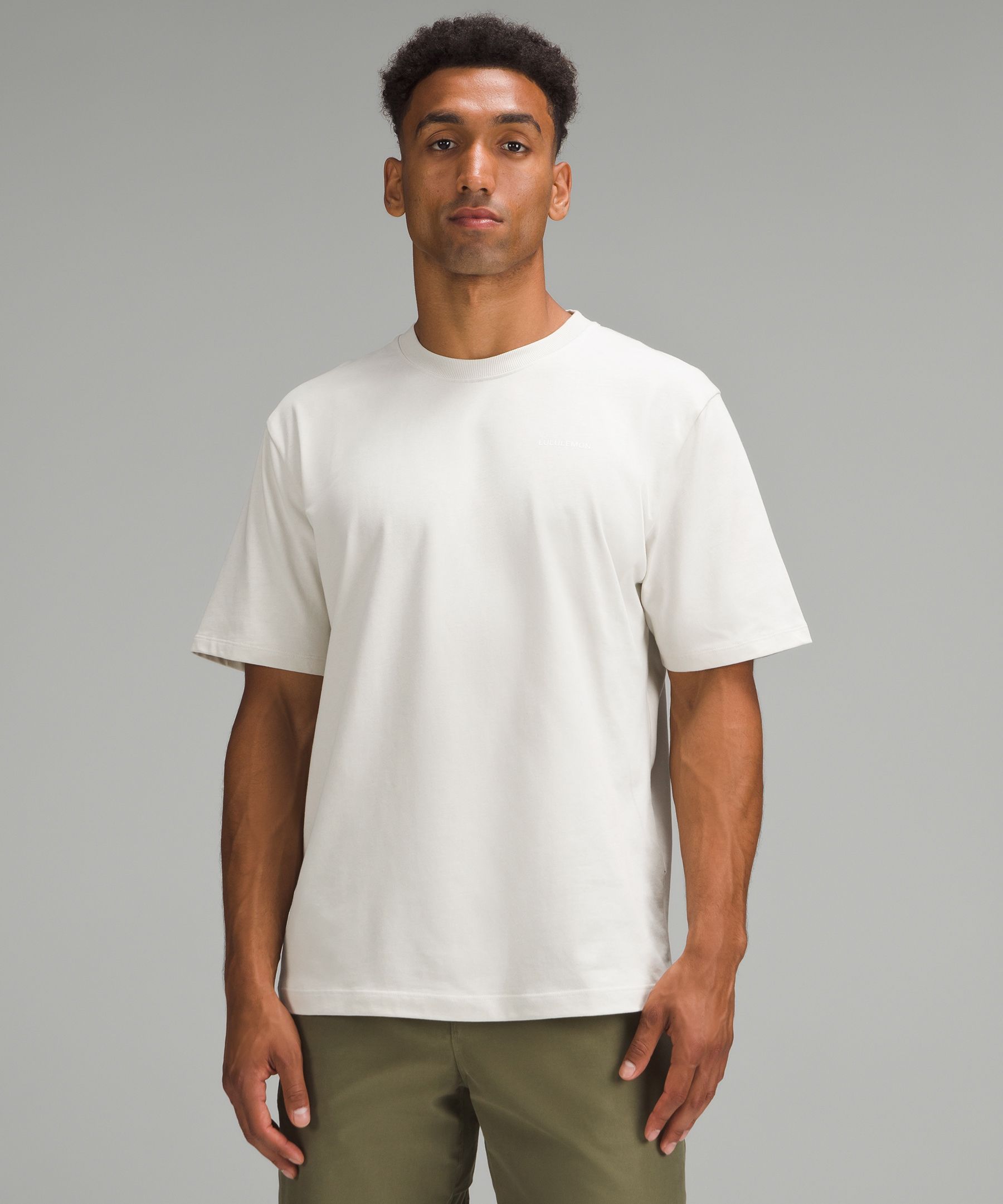 Heavyweight Cotton Jersey T-Shirt Graphic - White,Neutral