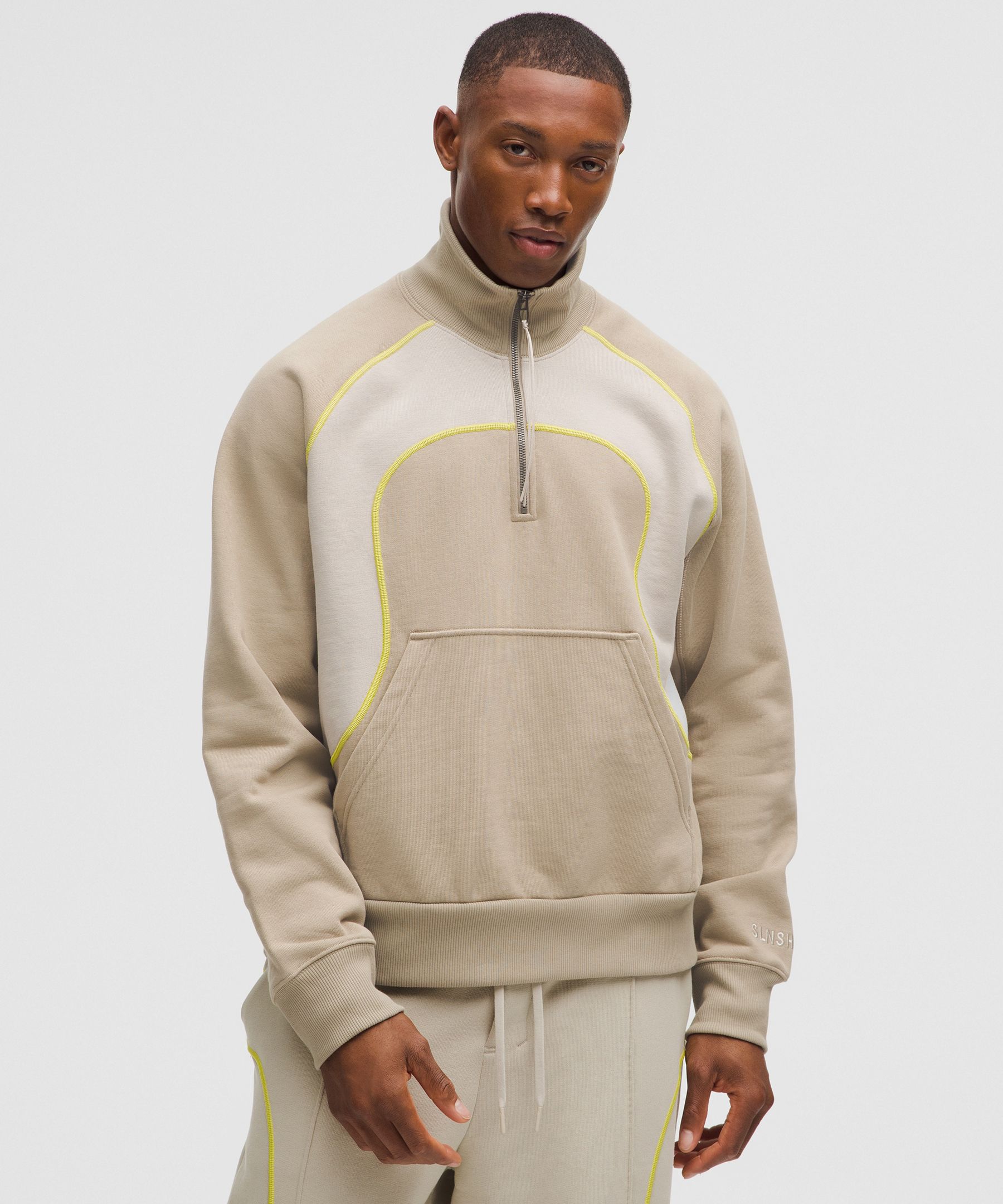 Heavyweight French Terry Quarter Zip SLNSH Collection