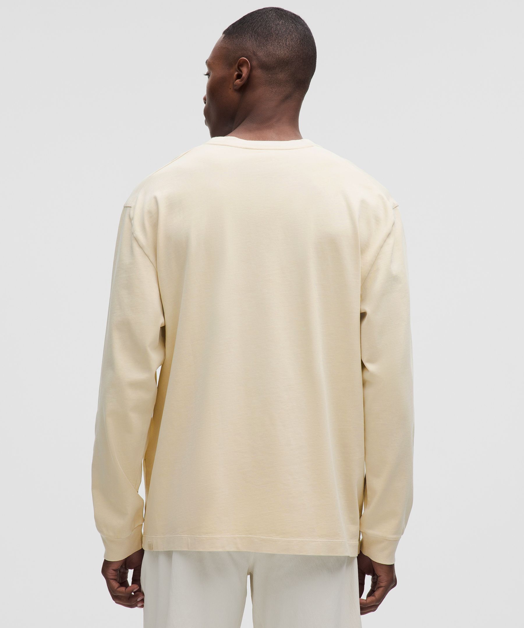 鶏舎 / WASHED HEAVY WEIGHT LONG SLEEVE Heavyweight Cotton Jersey Long-Sleeve Shirt *Wash | Men's