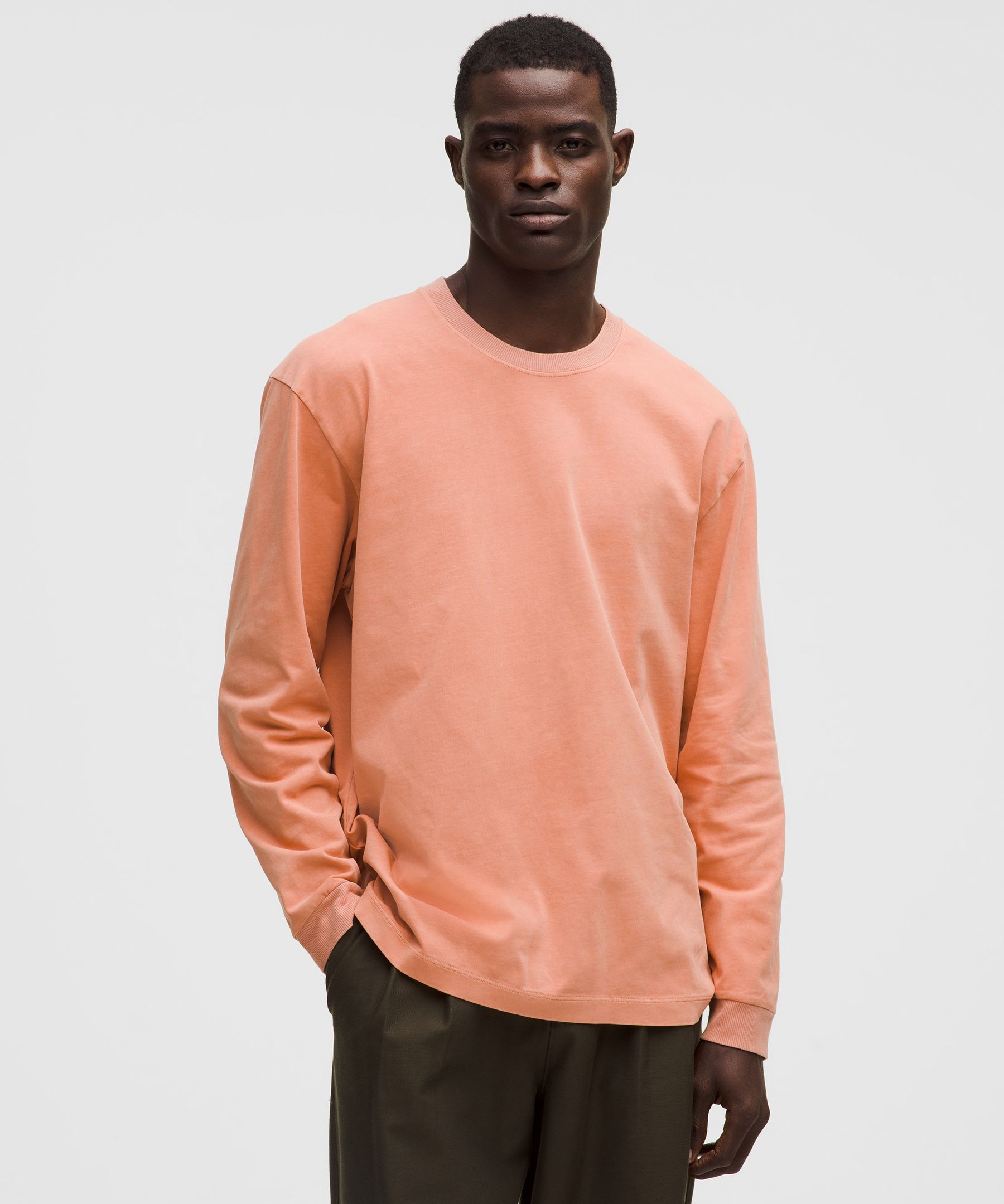 Heavyweight Cotton Jersey Long-Sleeve Shirt 