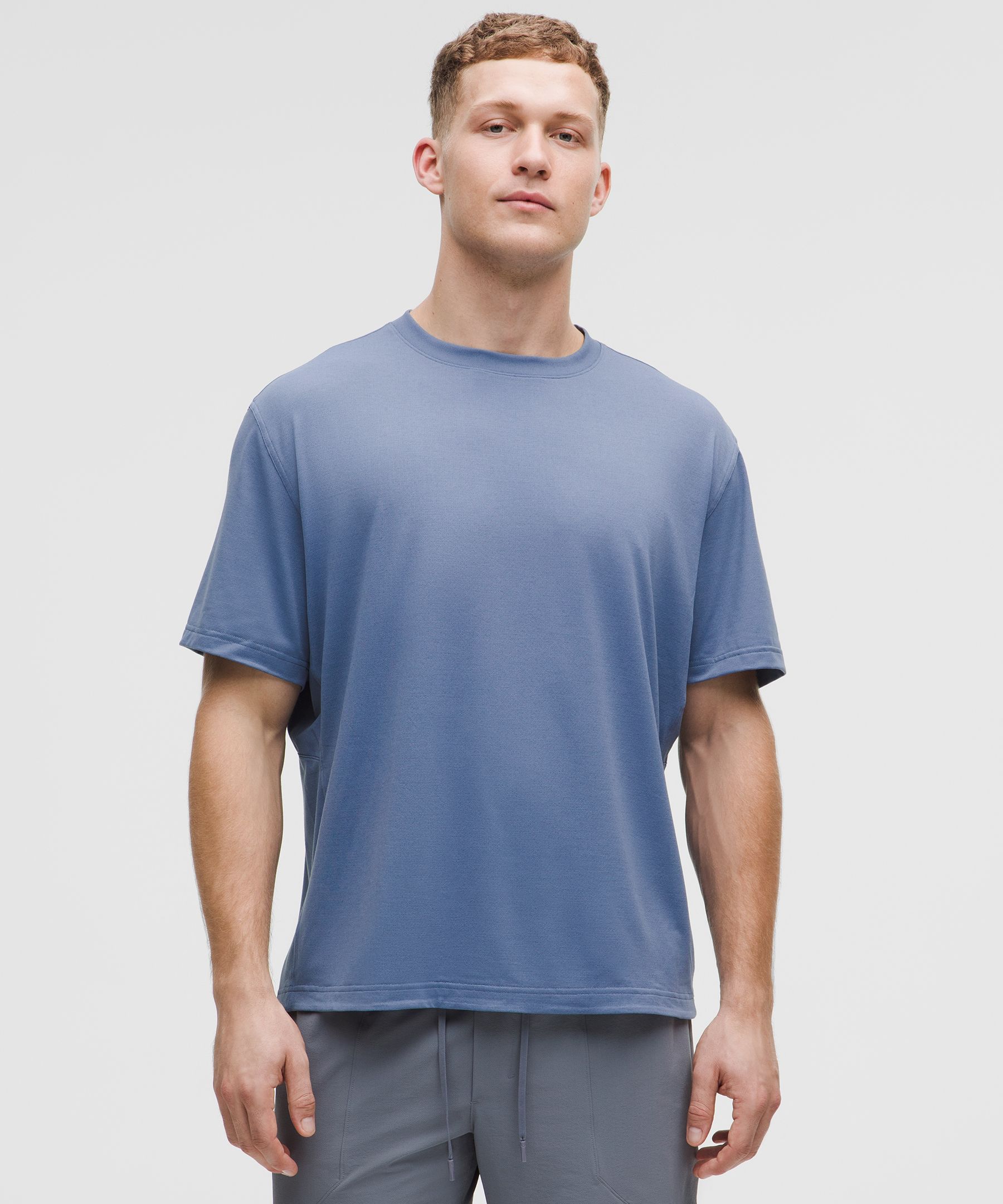 EasySet Training Short-Sleeve Shirt - Washed Denim