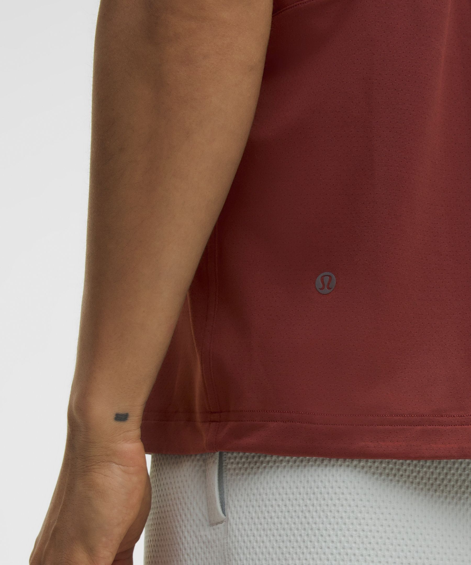 Lululemon Easyset Training Short-sleeve Shirt In Red