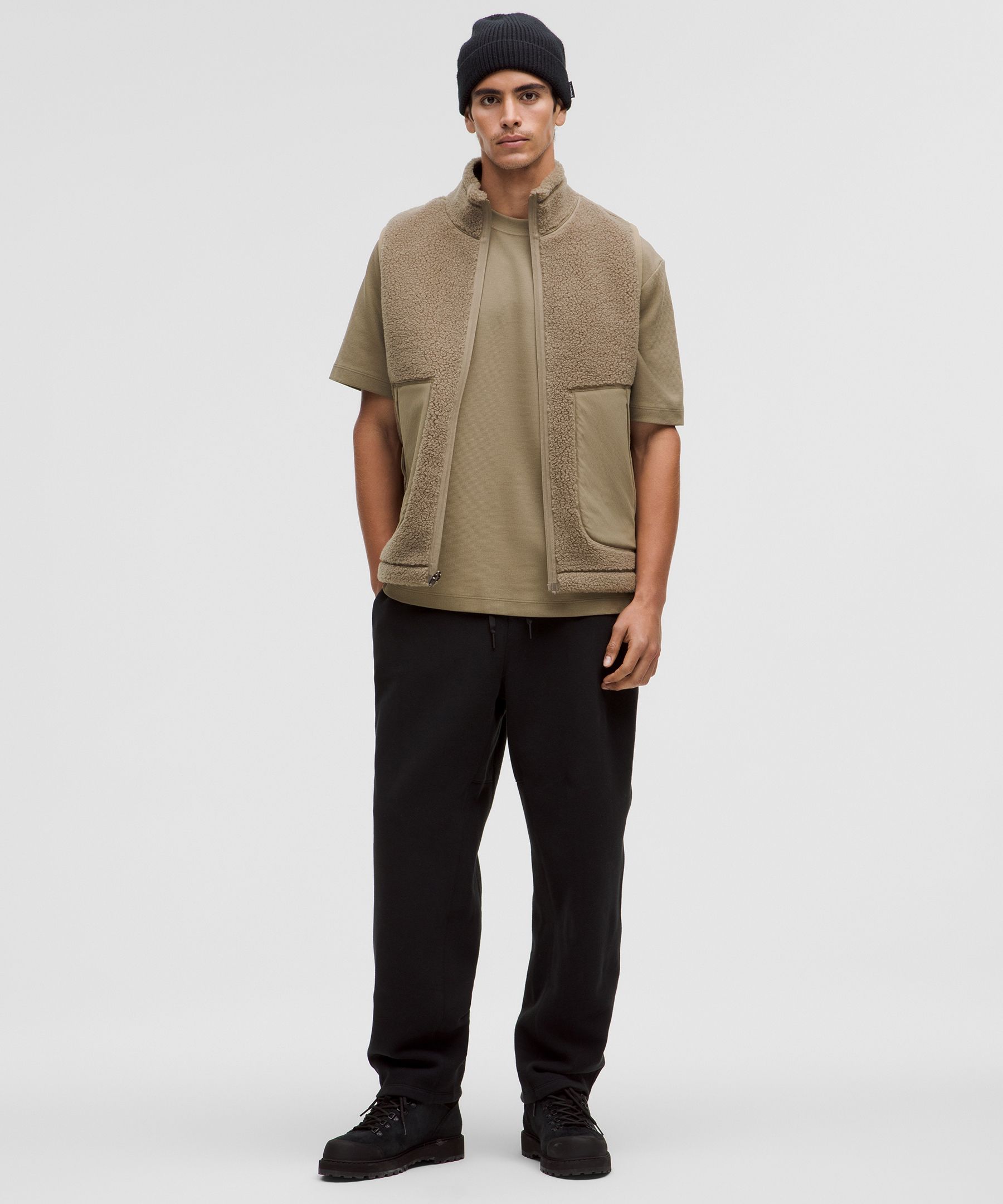Lululemon Heavyweight Cotton Textured Short-sleeve Shirt