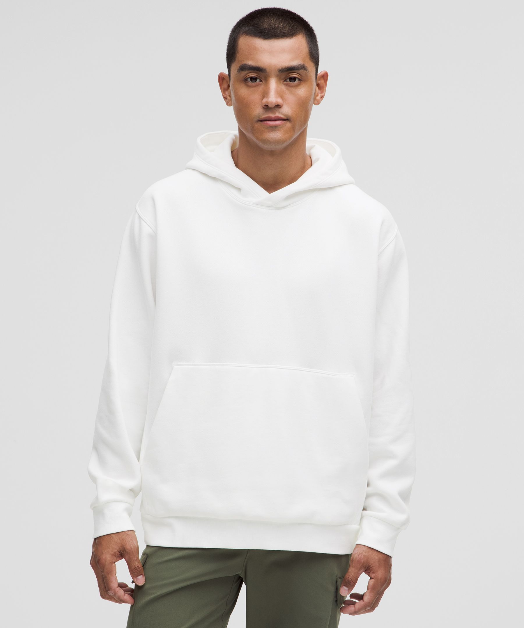 Steady State Pullover Hoodie - White,Neutral