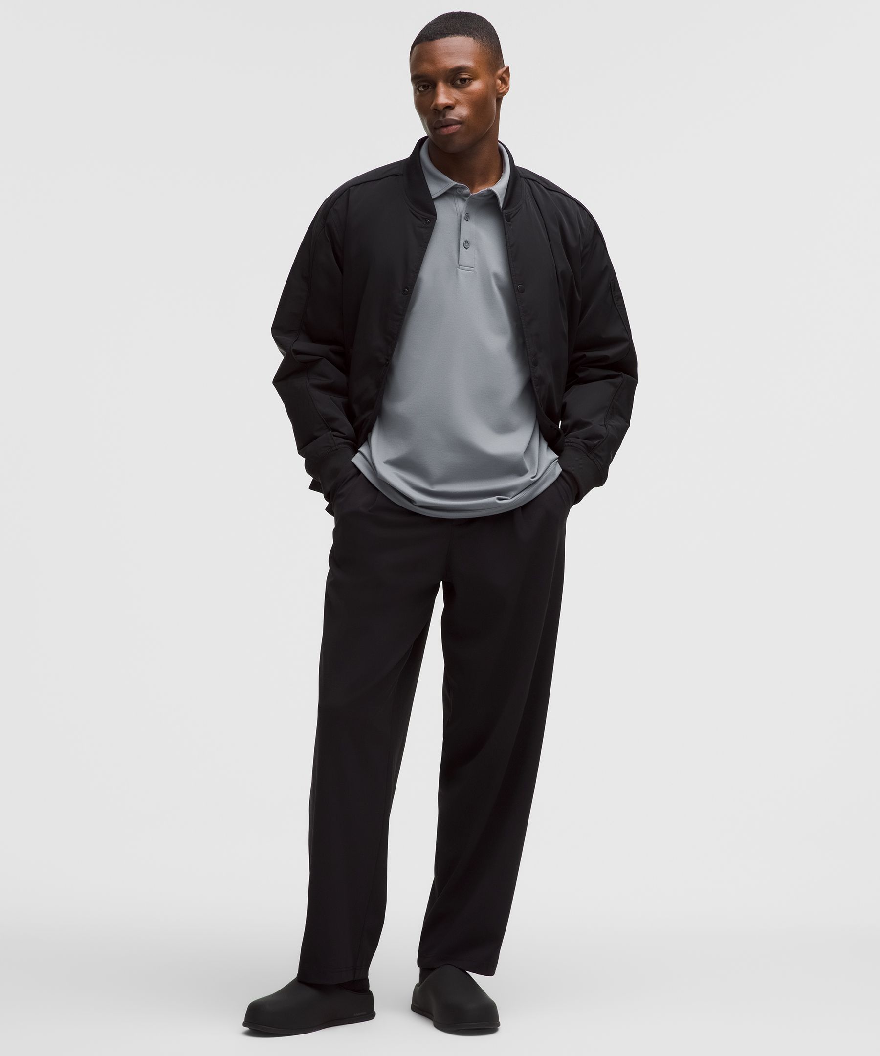Soft Jersey Short-Sleeve Polo Shirt