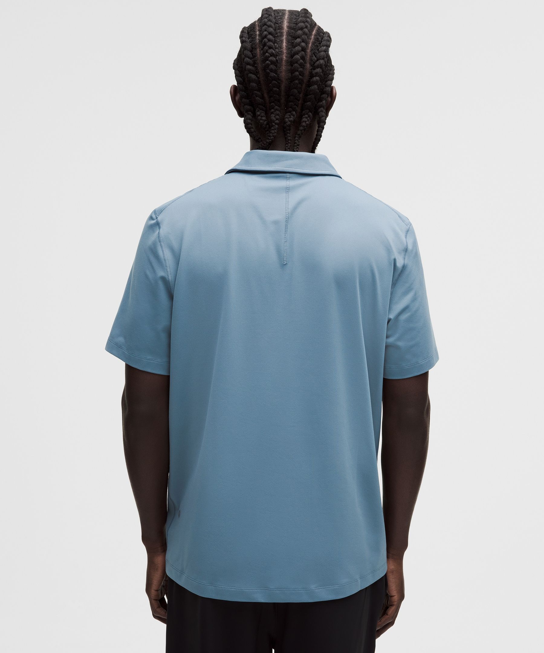 Soft Jersey Short-Sleeve Polo Shirt