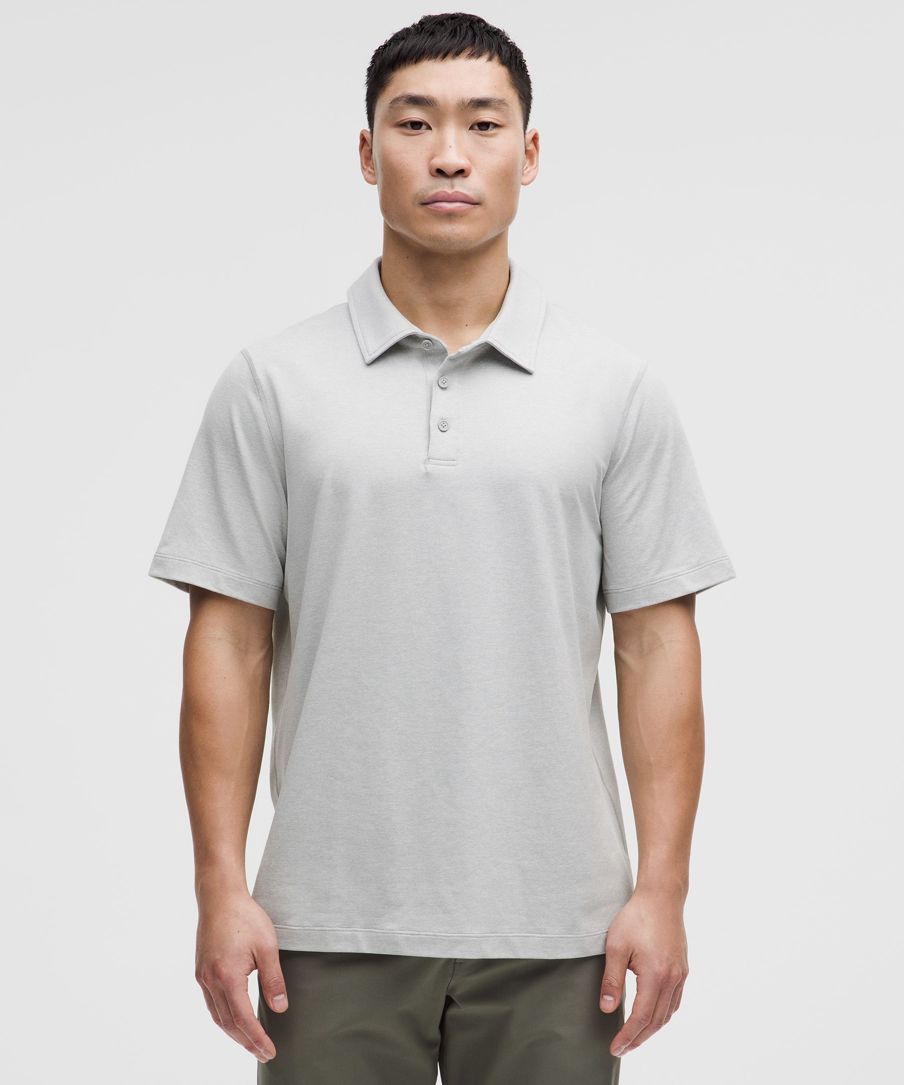 Soft Jersey Short-Sleeve Polo Shirt