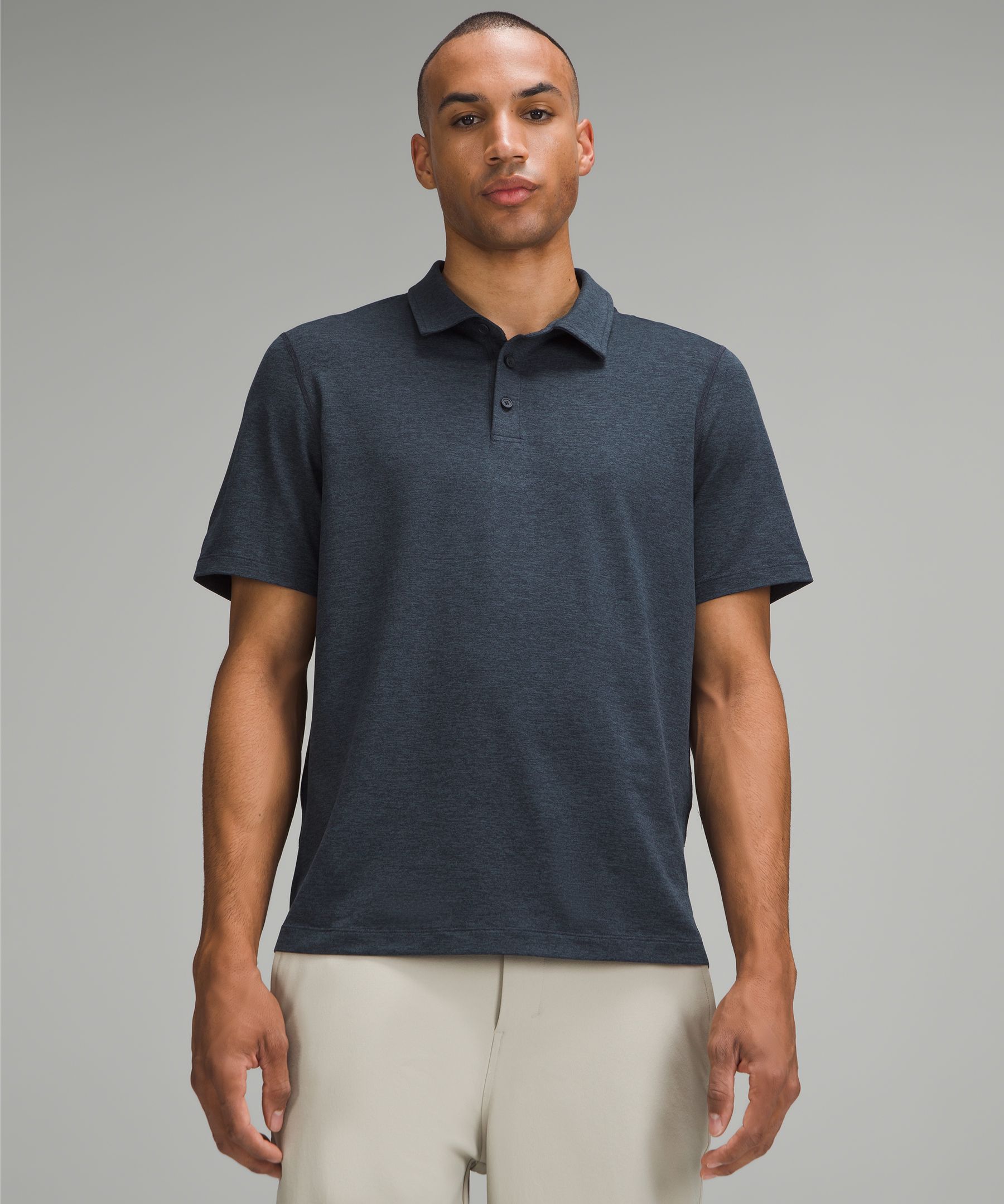 Soft Jersey Short-Sleeve Polo Shirt