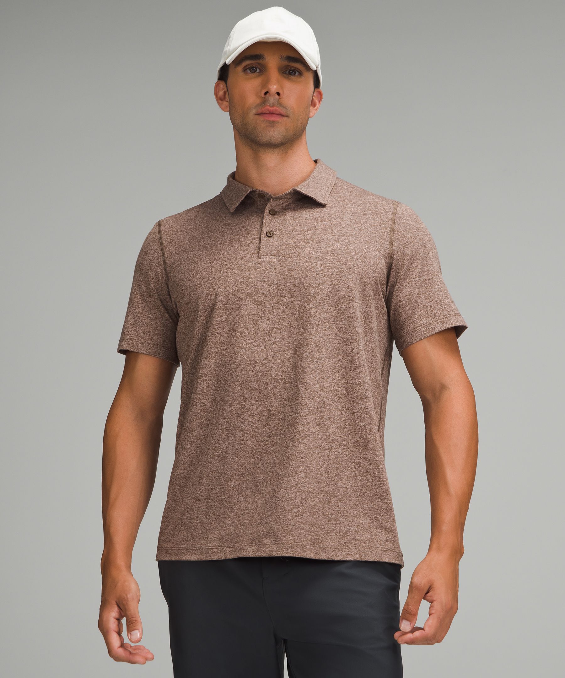 Soft Jersey Short-Sleeve Polo Shirt