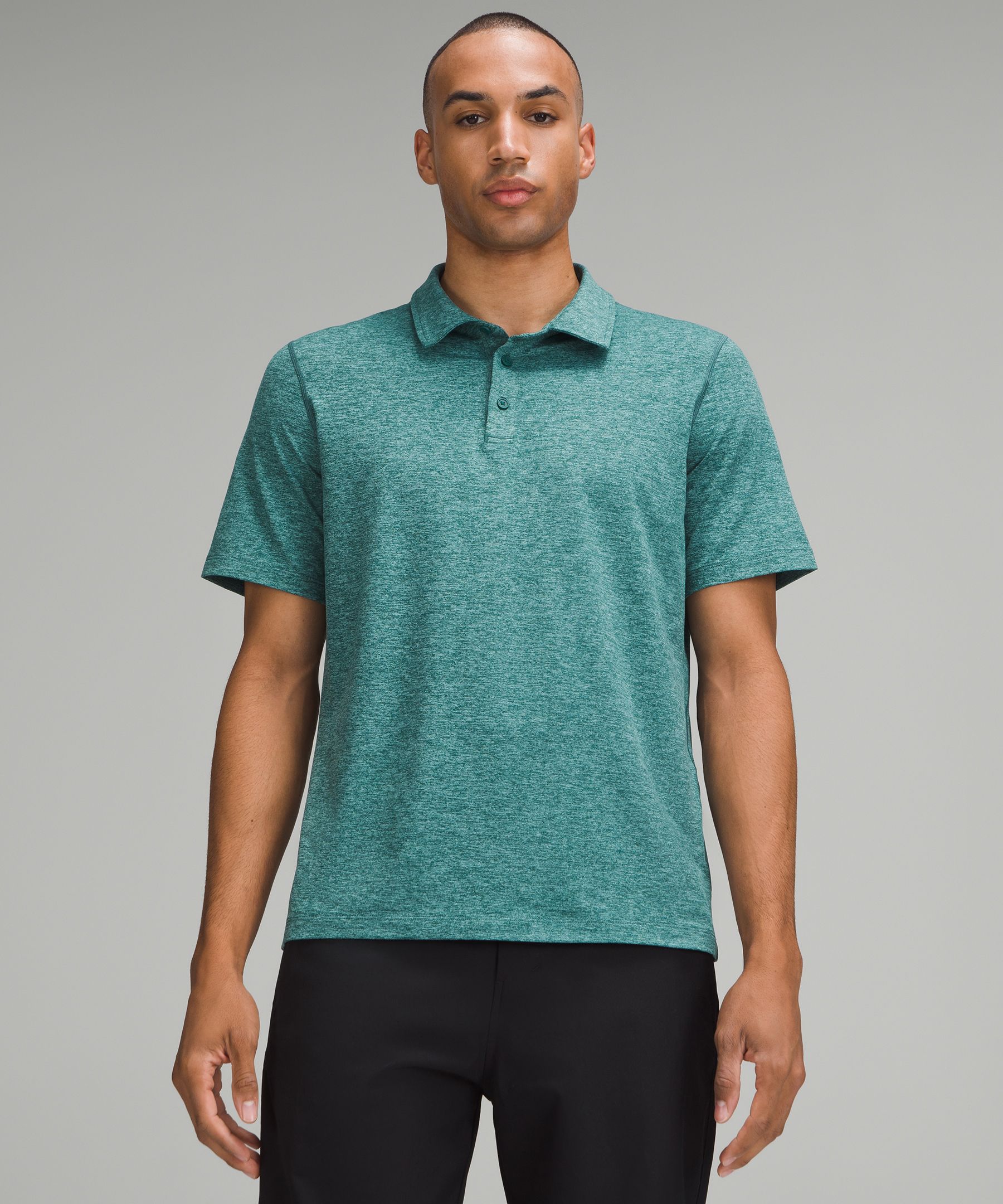 Soft Jersey Short-Sleeve Polo Shirt