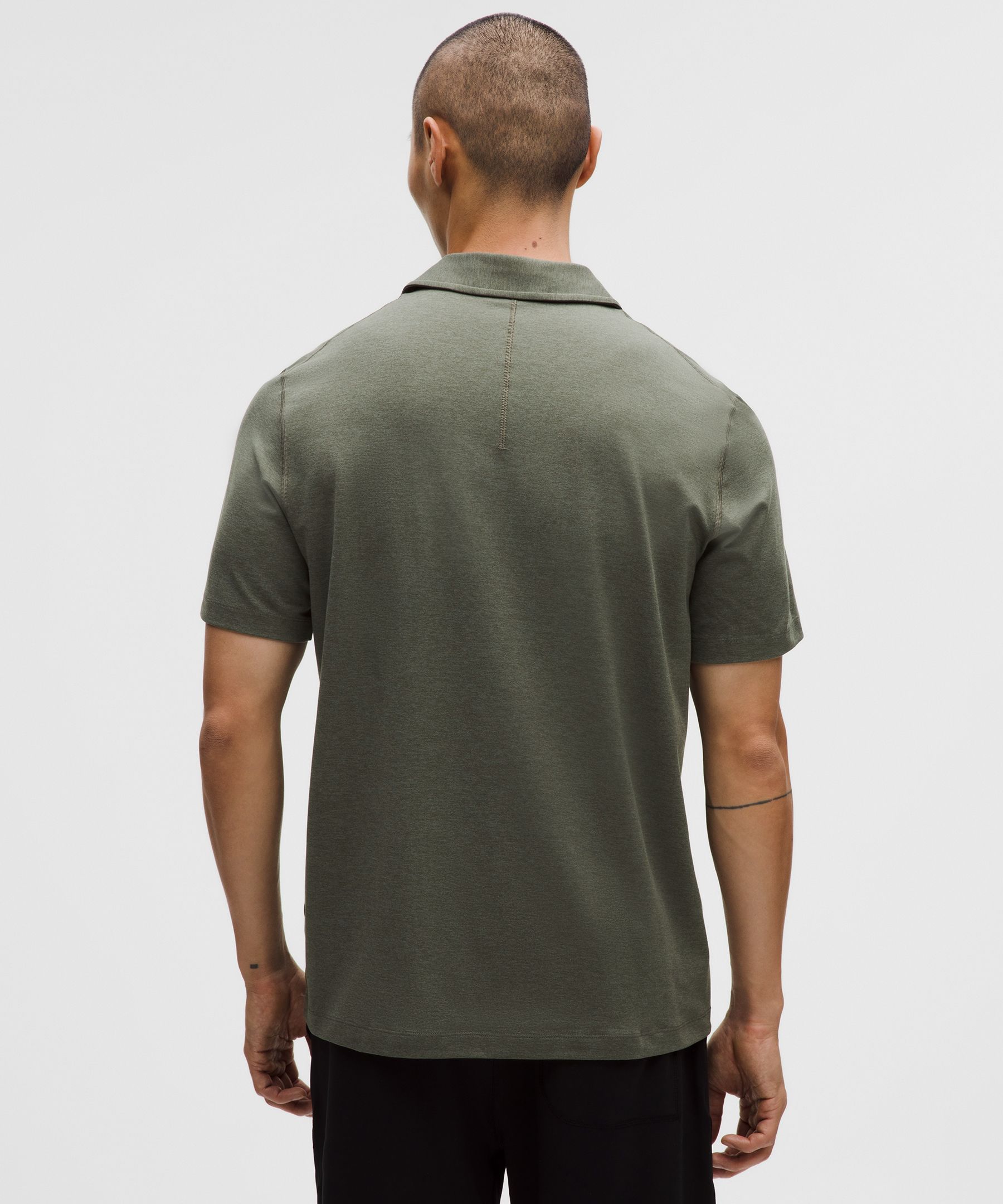 Soft Jersey Short-Sleeve Polo Shirt