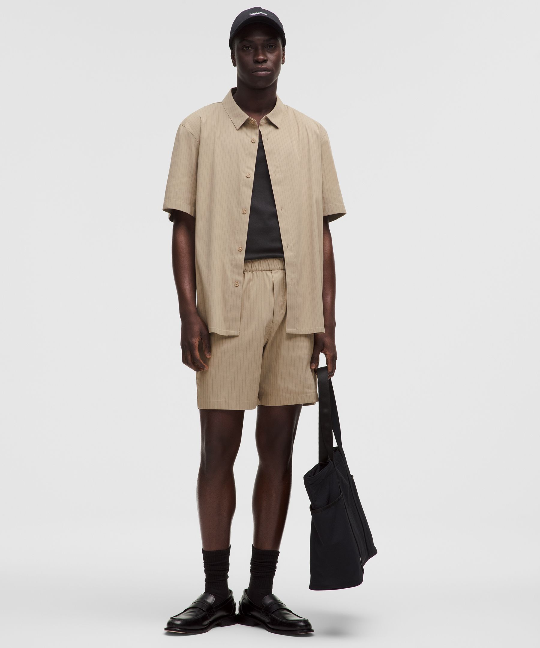 Lululemon Relaxed-fit Short-sleeve Button Up Shirt