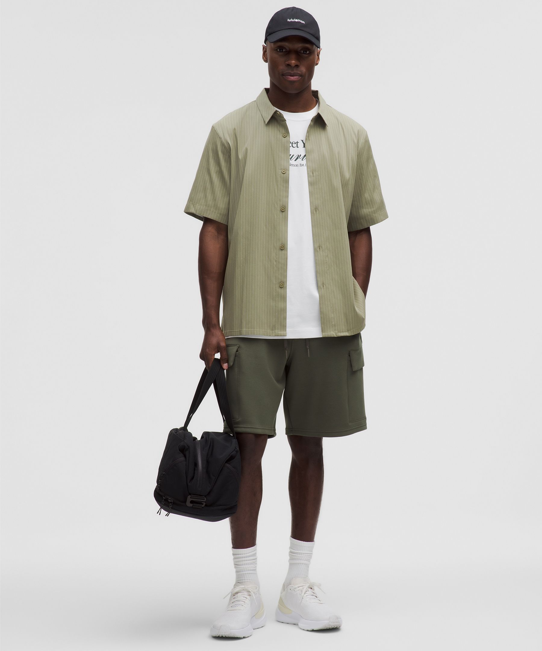 Lululemon Relaxed-fit Short-sleeve Button Up Shirt