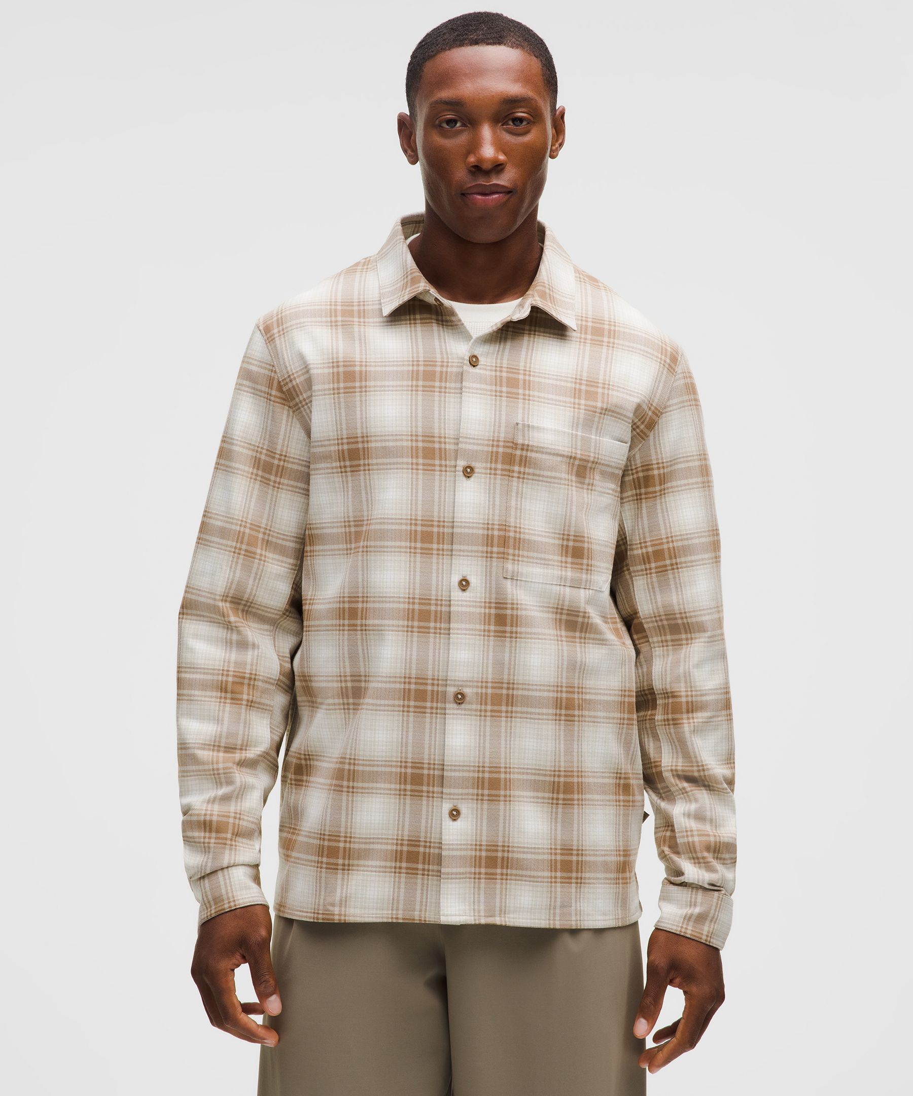 Brushed Woven Overshirt