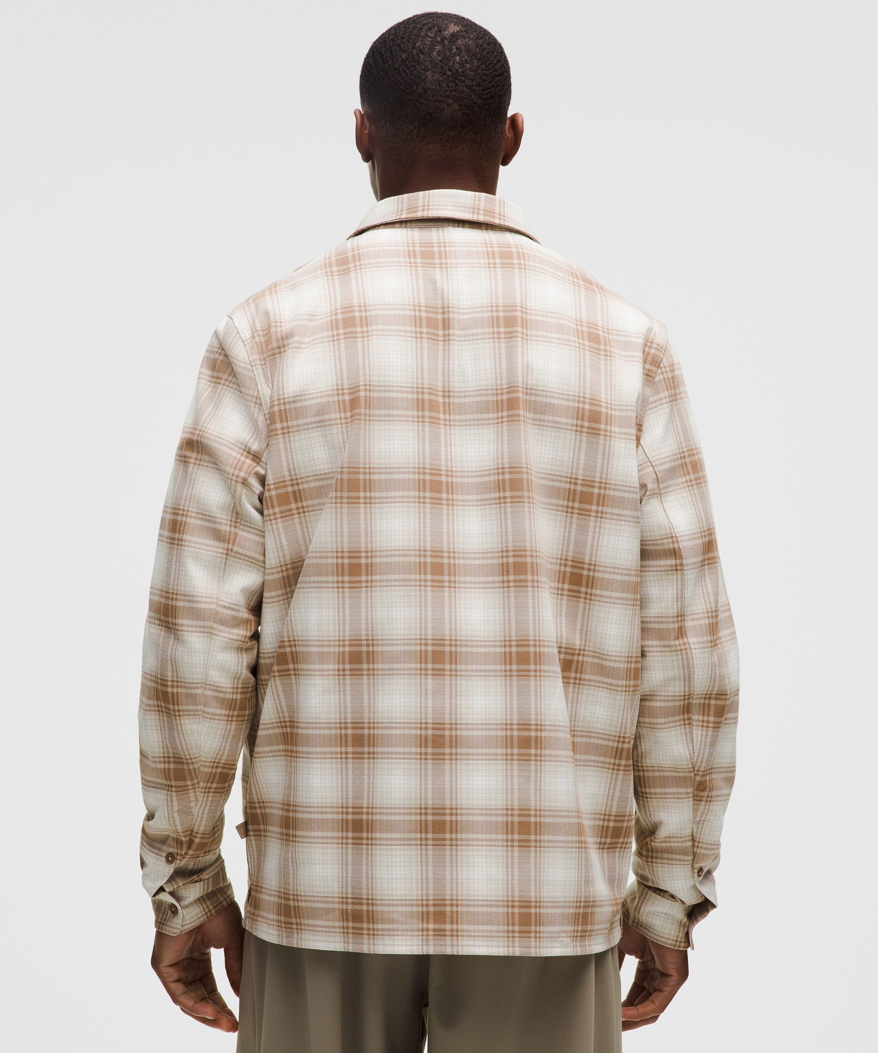 Brushed Woven Overshirt | Men's Button Down & Dress Shirts