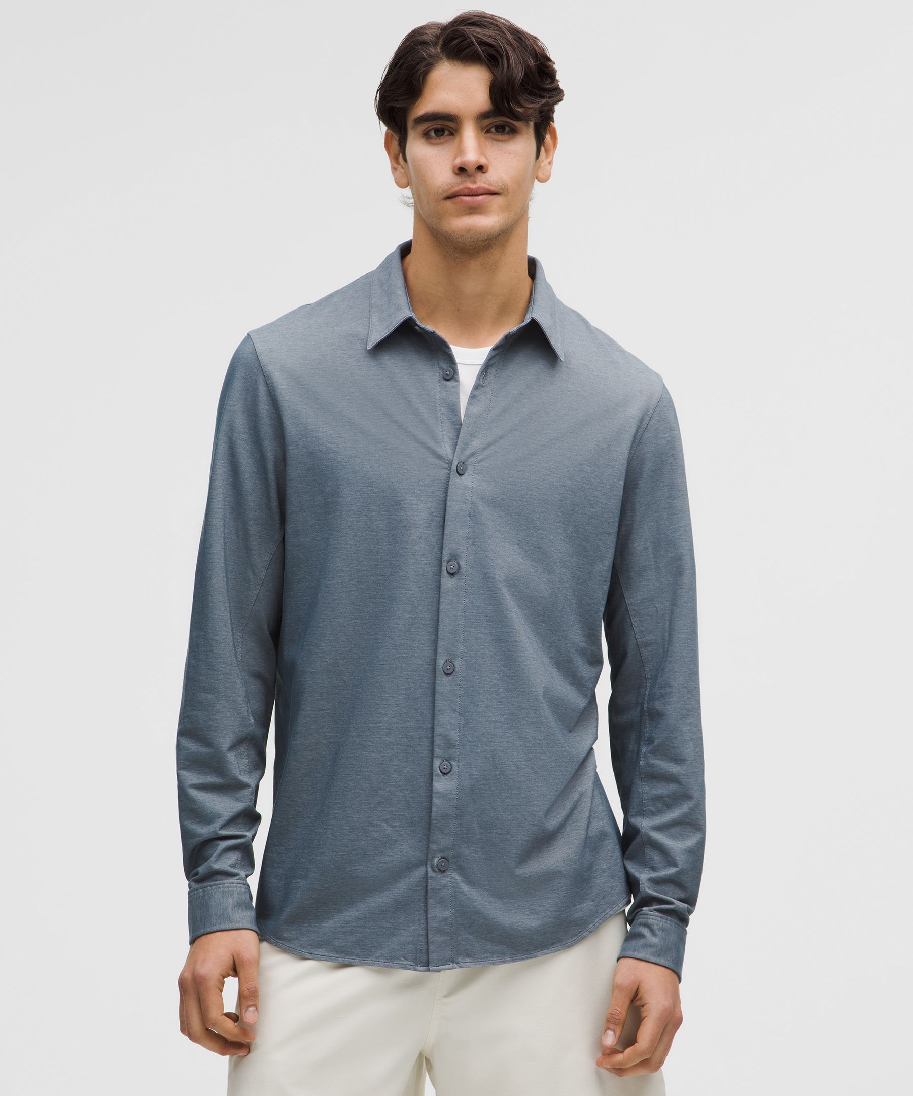 Commission Long-Sleeve Shirt - Grey,Neutral