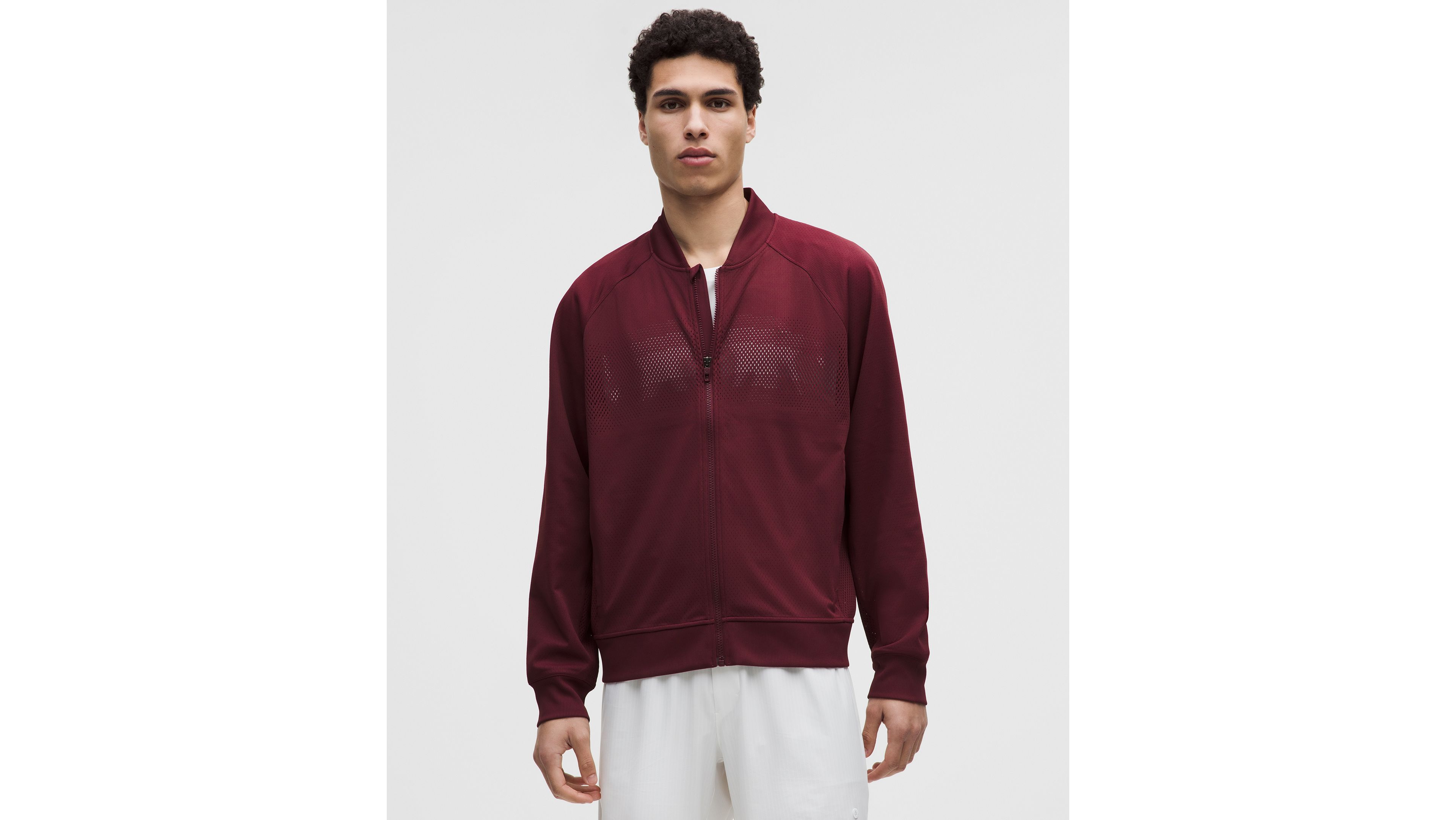 Men's Engineered Knit Mesh Tennis Jacket