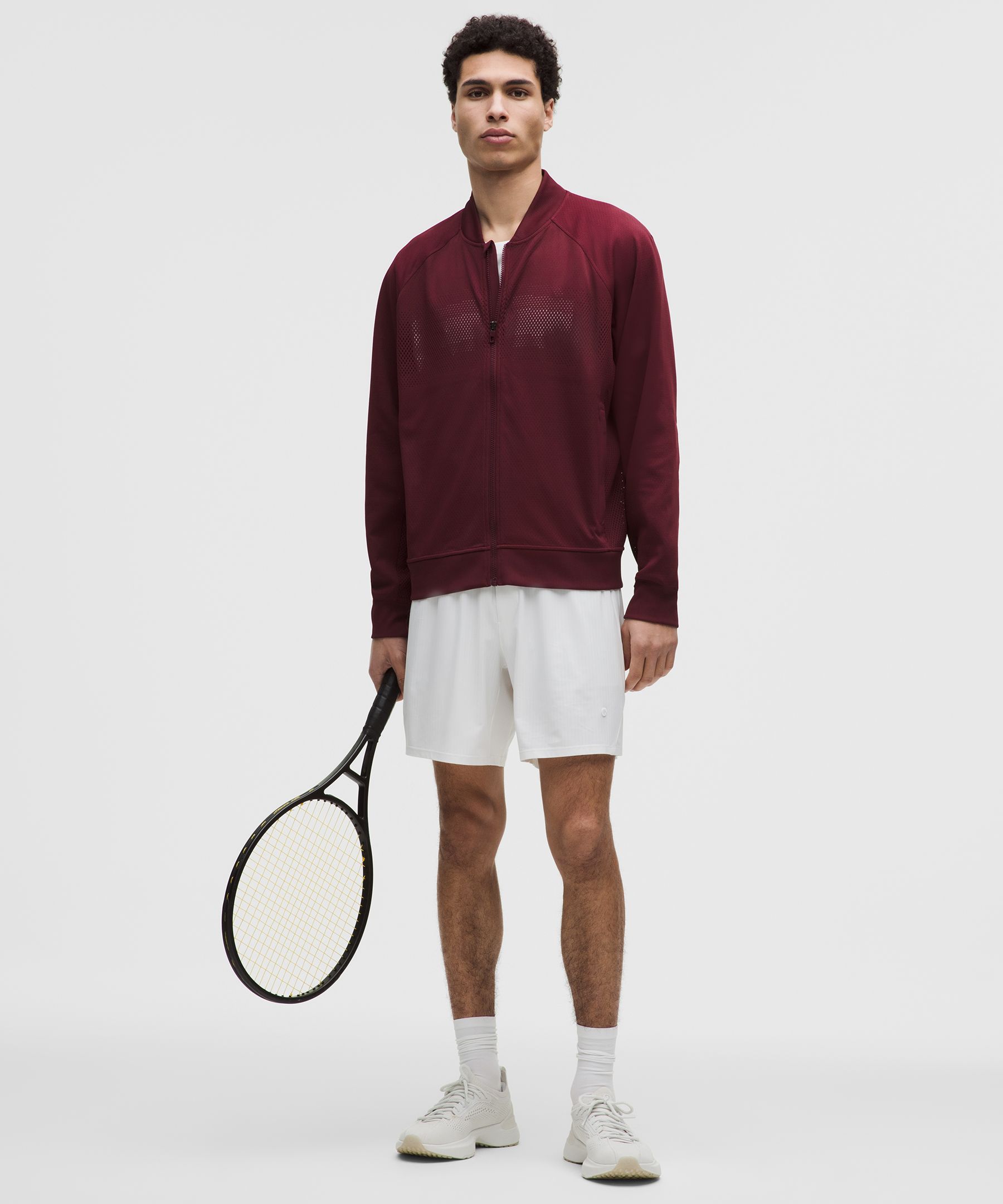Men's Engineered Knit Mesh Tennis Jacket