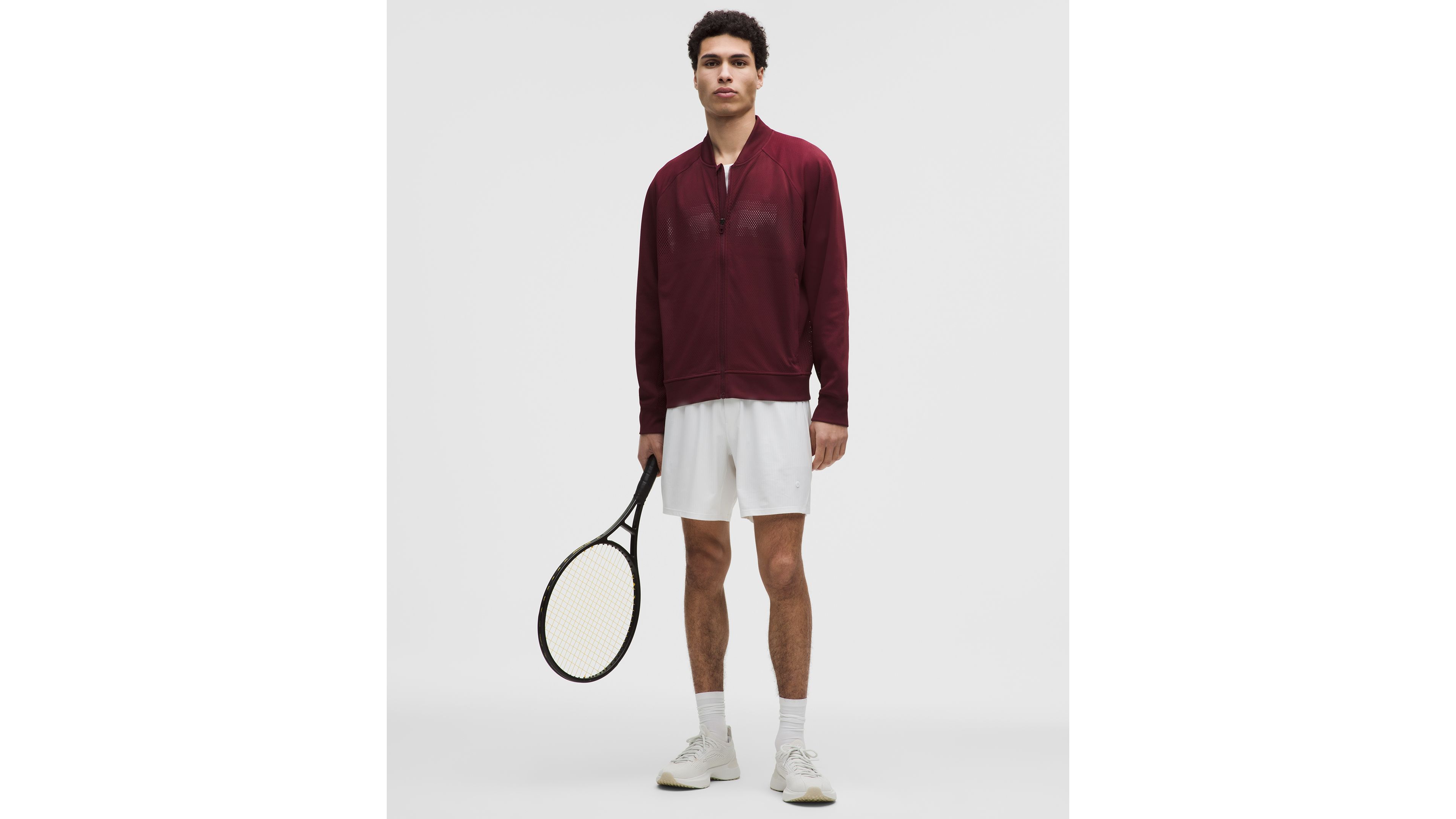 Men's Engineered Knit Mesh Tennis Jacket